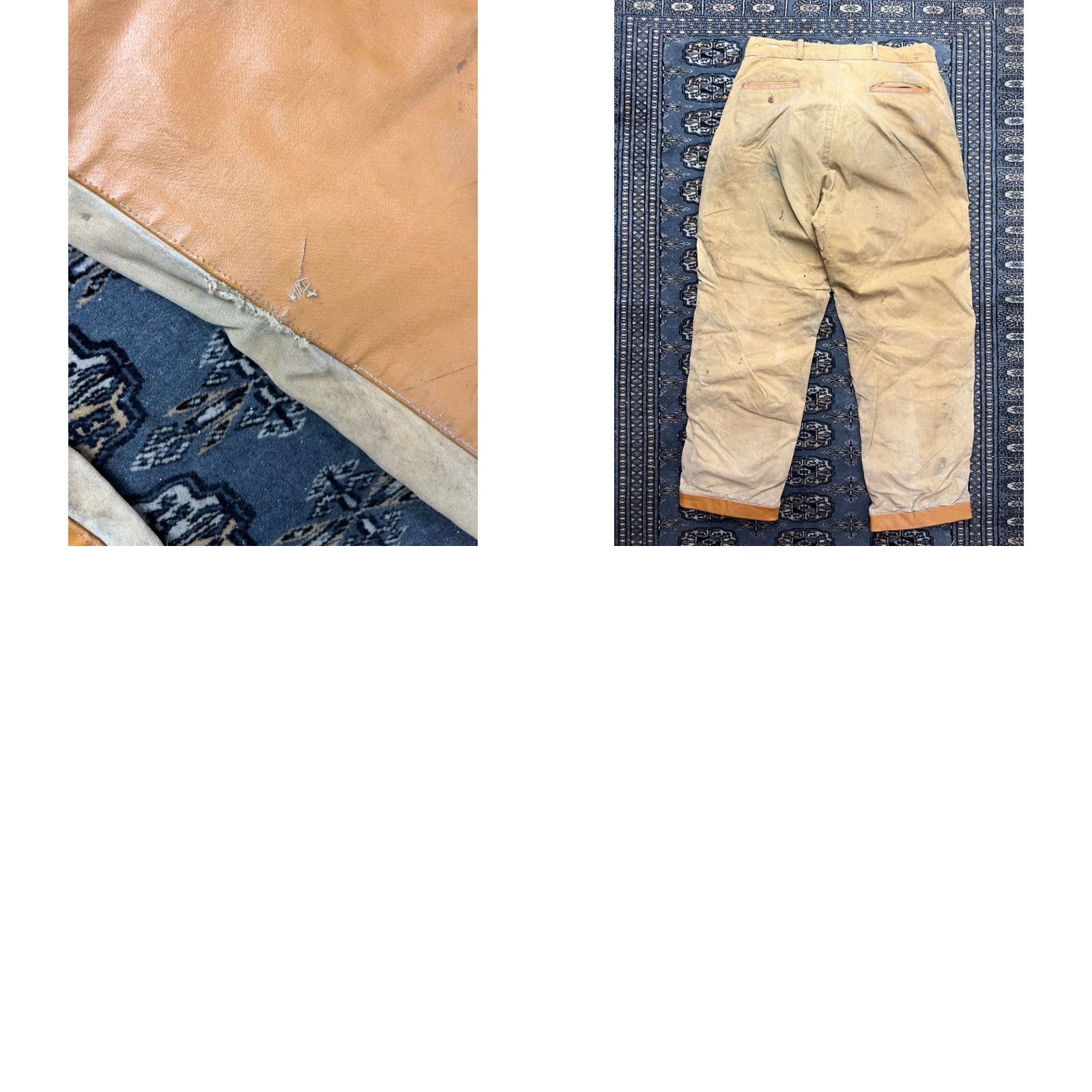 Vintage VINTAGE Duxbak Aero Rainproof Hunting Pants 36x28 Brown Cotton Flat Front Mens 1960s Size US 36 / EU 52 - 8 Thumbnail