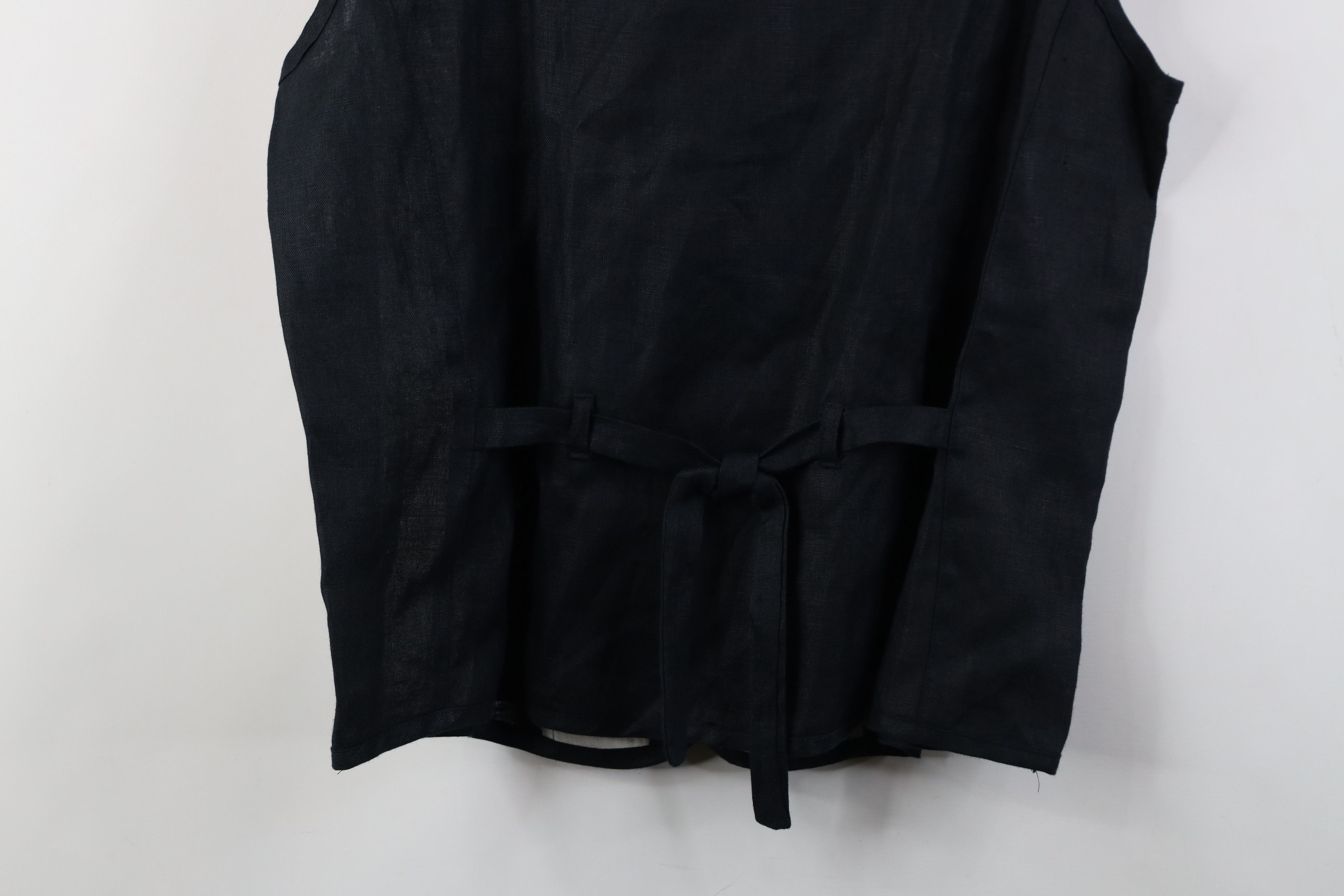 Vintage Deadstock Vintage 90s Streetwear Tie Back Vest Jacket USA Size L / US 10 / IT 46 - 14 Thumbnail