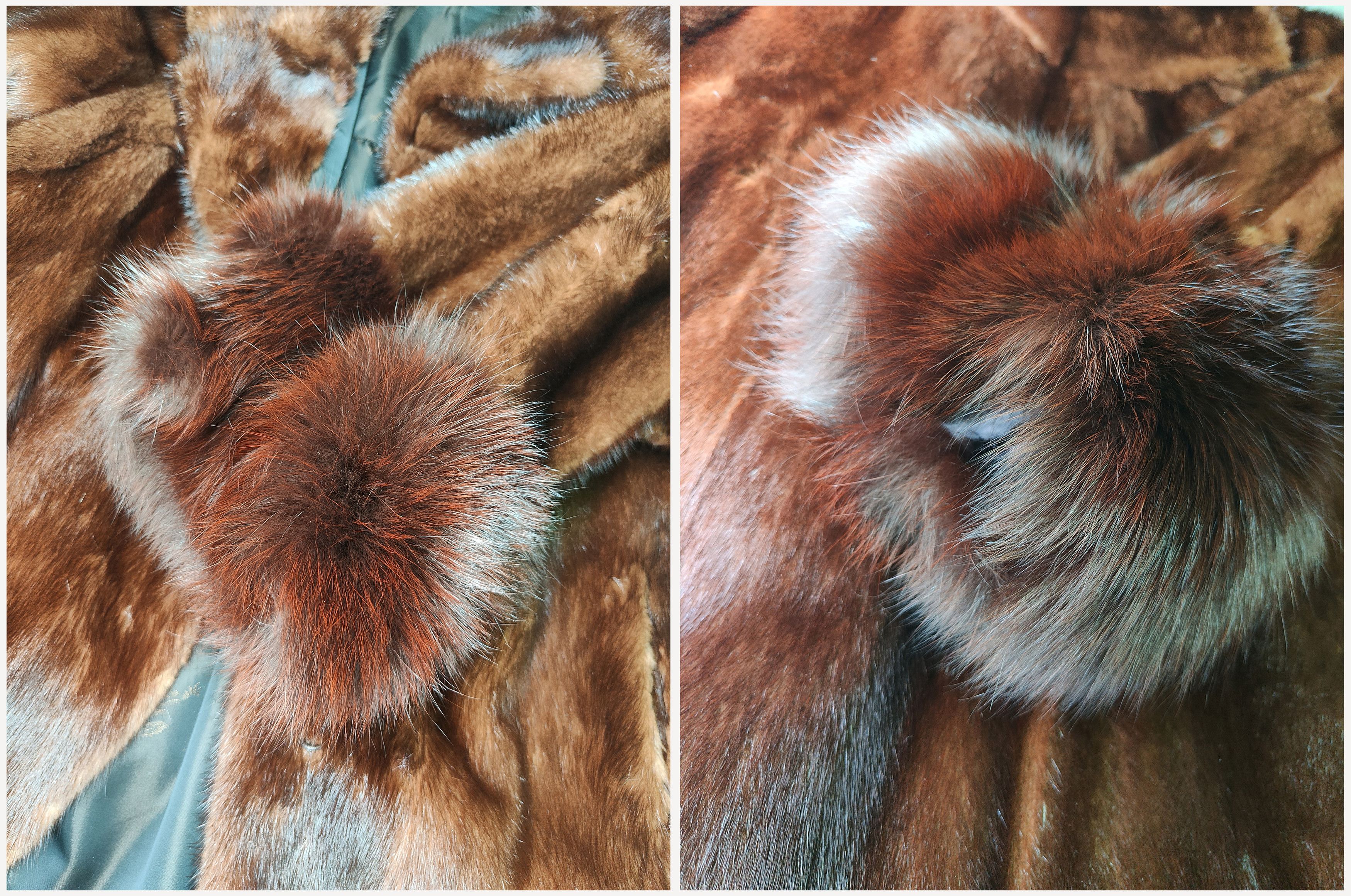 Other MEISTER KLASSE _ FEINE AUSLESE _ LUX _ BROWN _ 100% MINK FUR Size M / US 6-8 / IT 42-44 - 8 Thumbnail