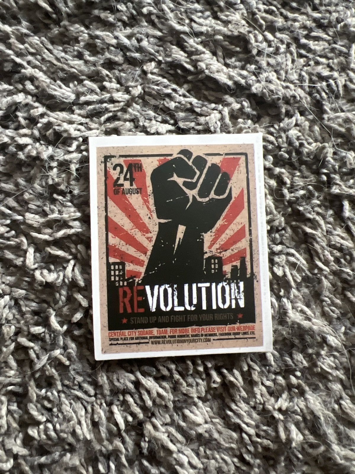 Hypebeast Revolution Sticker Size ONE SIZE - 1 Thumbnail