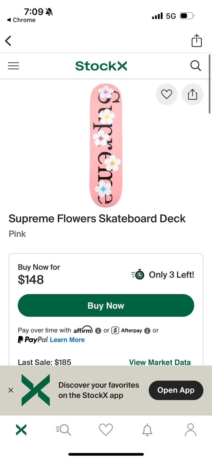Supreme Flower Skateboard Deck Supreme Flowers Skateboard Deck