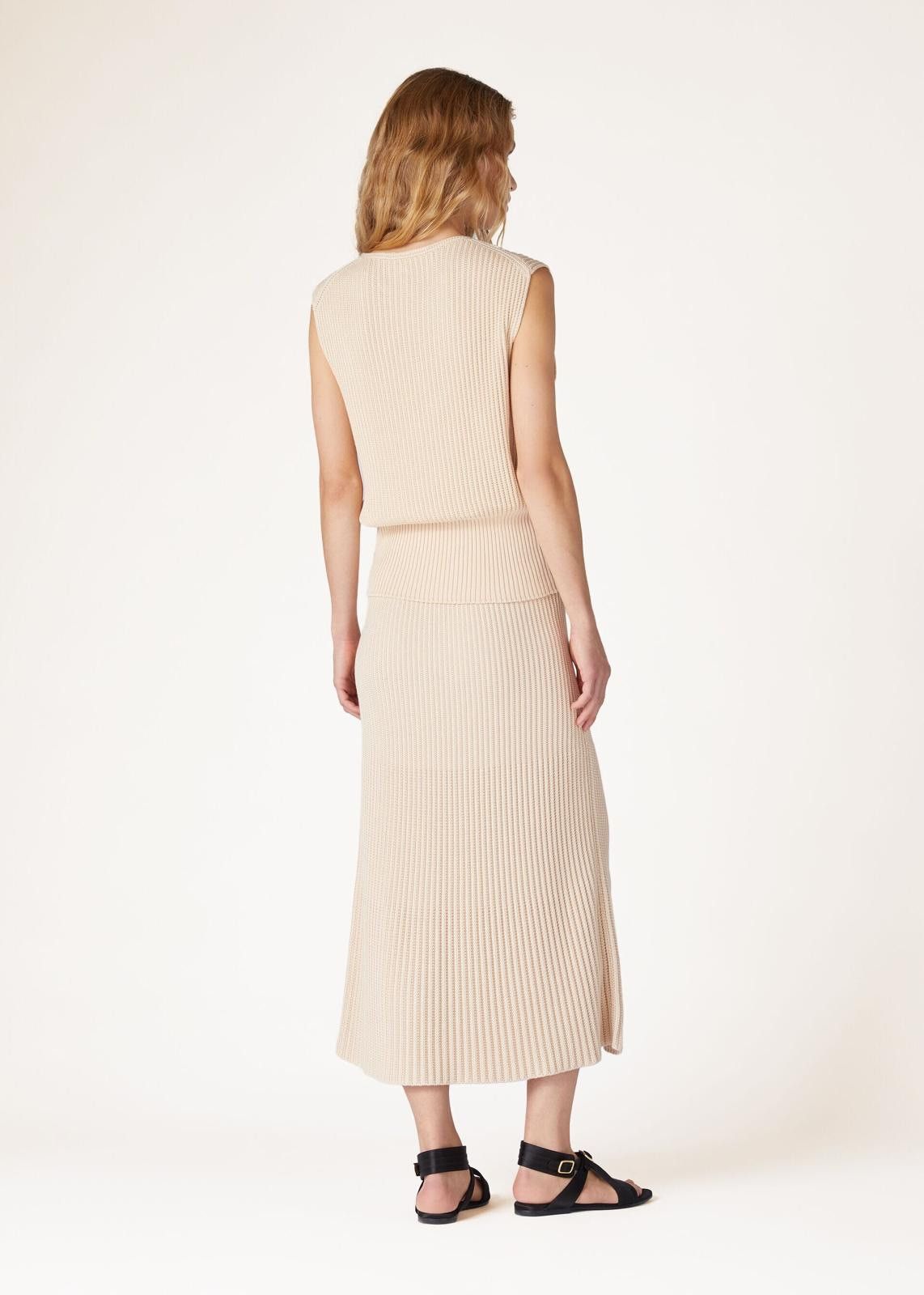 Loro Piana o1srvl11e0125 FAN6263 Ikeda V-Neck Vest in Cream Size S / US 4 / IT 40 - 5 Thumbnail