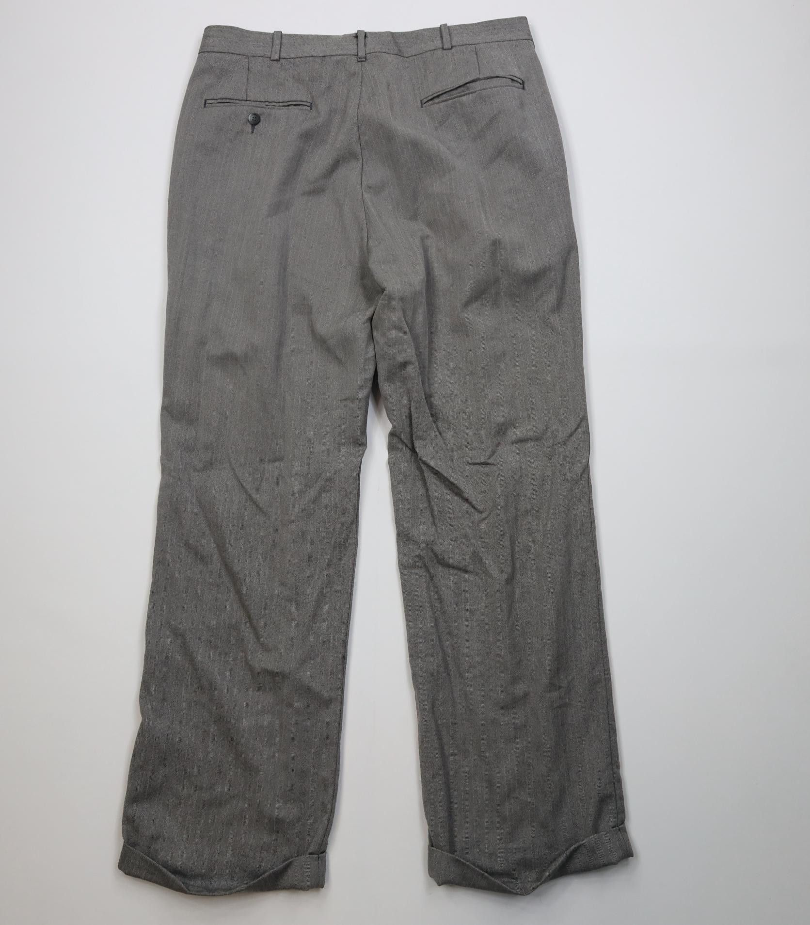 Vintage Vintage 70s Streetwear Herringbone Wide Leg Chino Pants USA Size US 34 / EU 50 - 9 Thumbnail