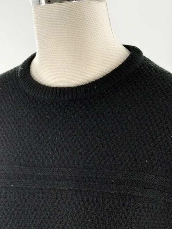 John Richmond Richmond Maglione Girocollo Uomo Taglia L Nero Size US L / EU 52-54 / 3 - 2 Thumbnail