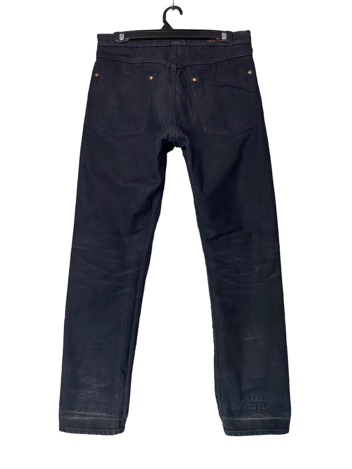 Designer The Evilact Redline Black Denim Jeans W32” Size US 32 / EU 48 - 10 Thumbnail