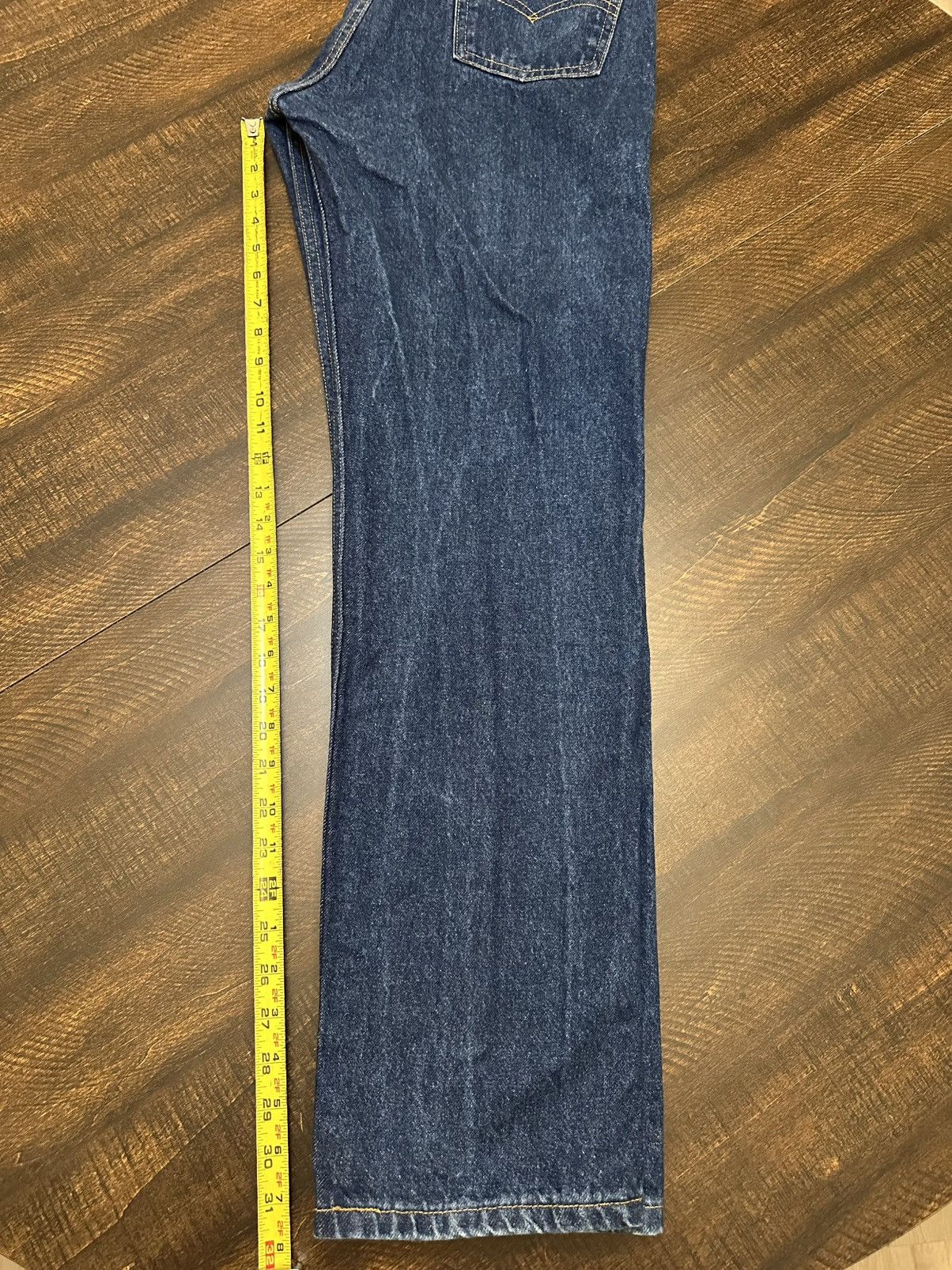 Levi's VTG 90s Orange Tab Levi’s 505 Regular Straight Leg 32x31.5 Size US 32 / EU 48 - 7 Thumbnail