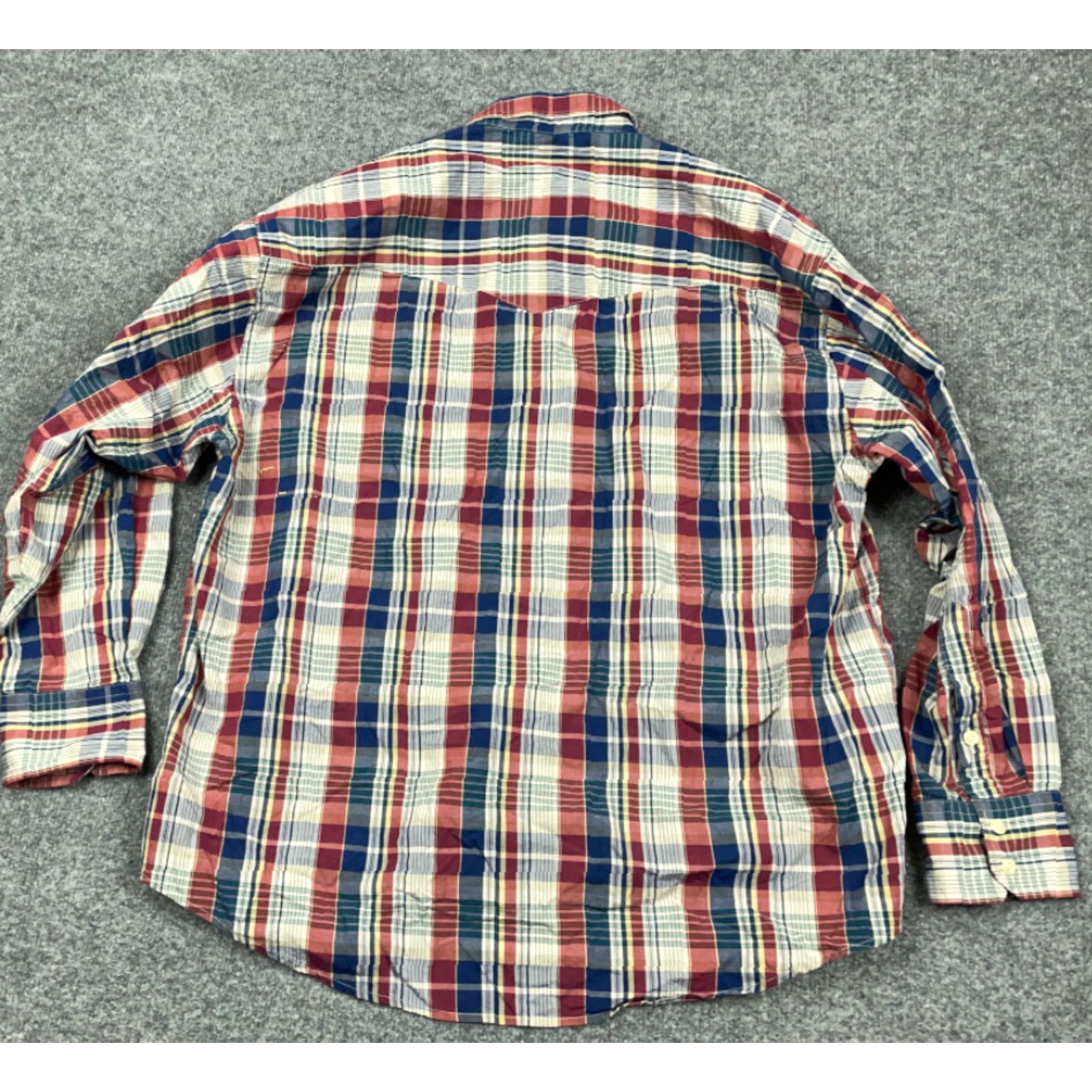 Pendleton Pendleton Shirt ‑ Plaid Cotton Lightweight Button-Up XL Men Red Gray Classic Preppy 90s Work Casual Button-Down Size US XL / EU 56 / 4 - 2 Thumbnail
