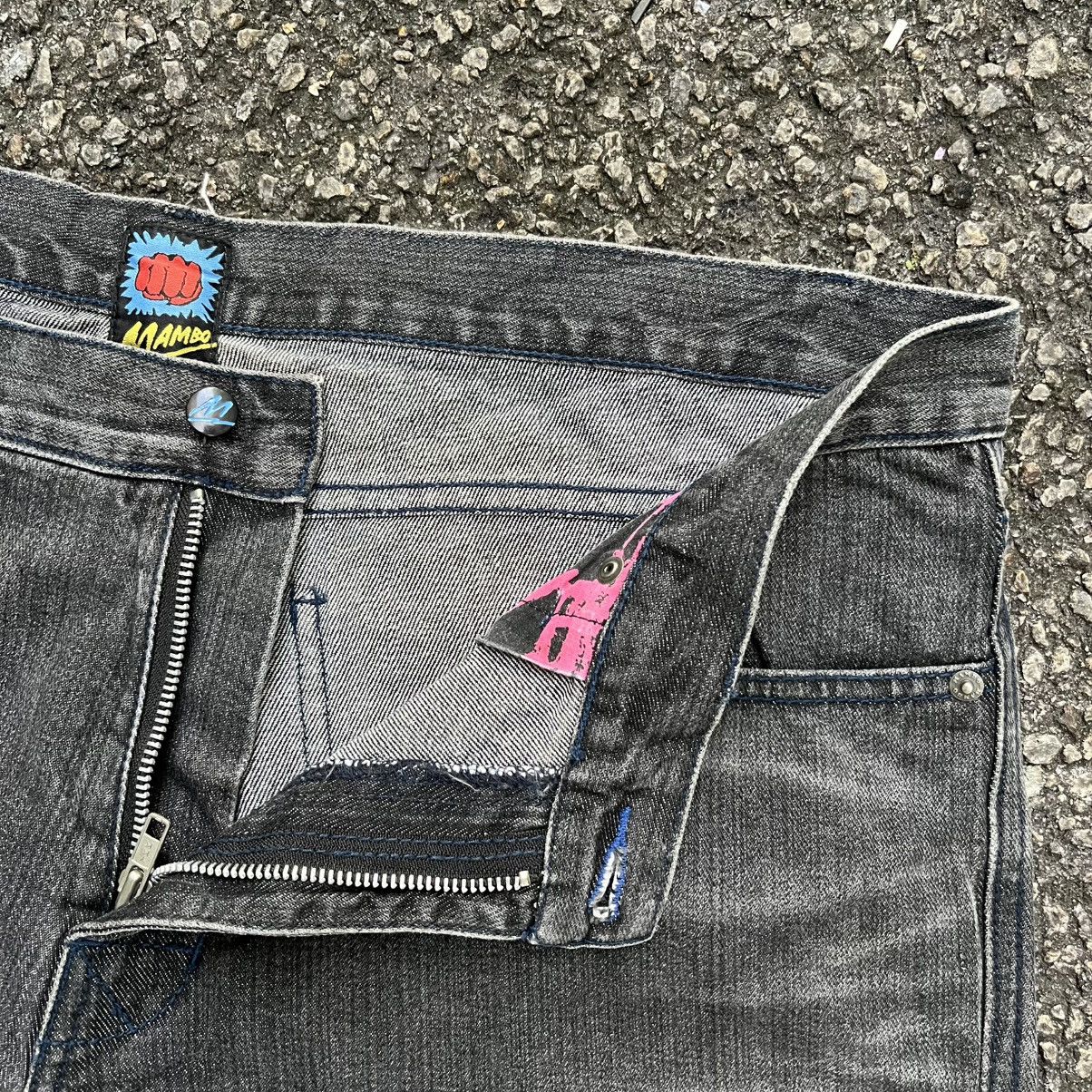 Mambo Vintage Mambo Faded Black Jeans Size US 36 / EU 52 - 6 Thumbnail