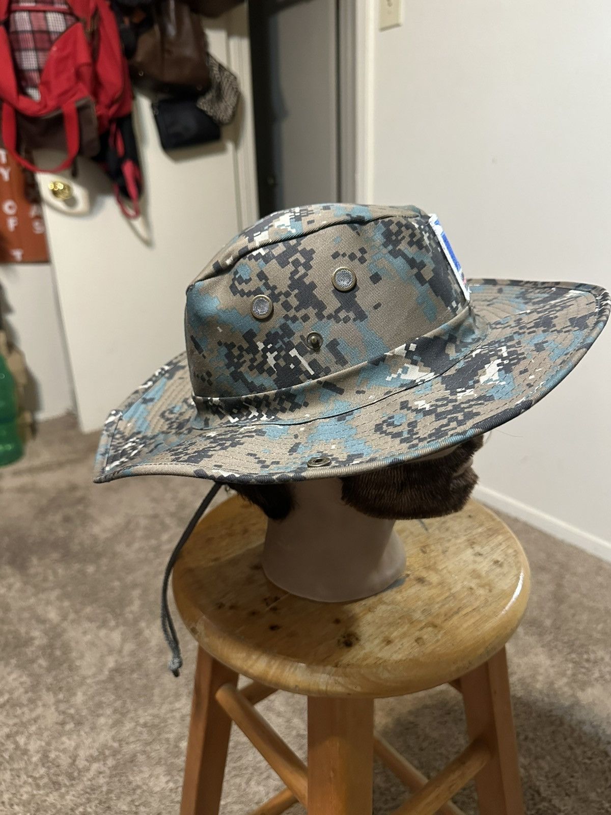 Anti Social Social Club Vintage USPS Mailman “Camouflage” bucket hat 90s Size ONE SIZE - 3 Thumbnail