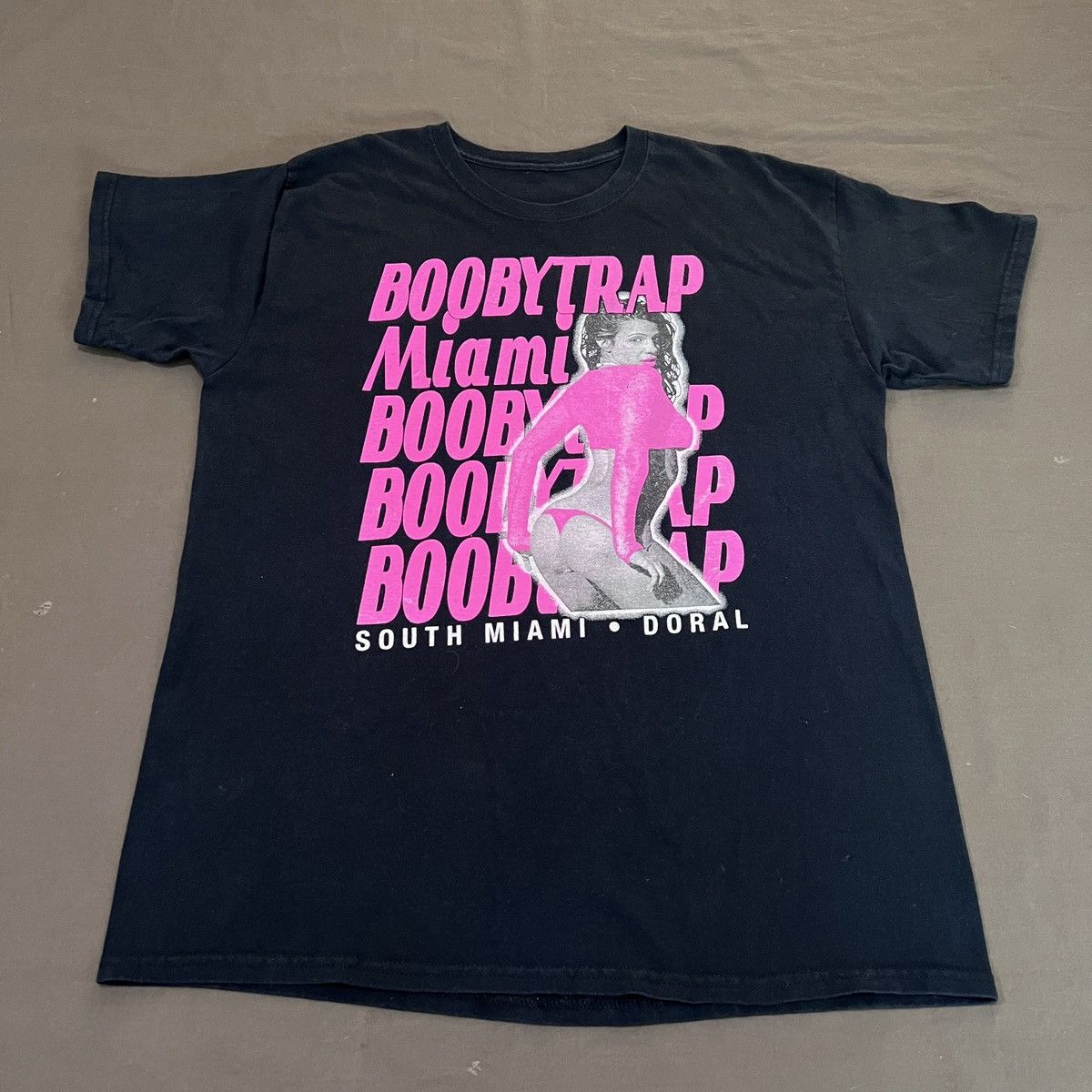 Vintage Vintage Y2K Boody Trap Miami Strip Clubs Promo Tee L Size US L / EU 52-54 / 3 - 2 Thumbnail