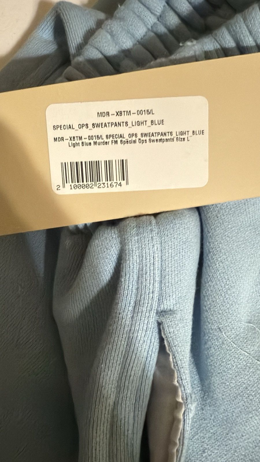 murd333r.fm murd333r.fm special ops sweatpants sky blue Size US 34 / EU 50 - 3 Thumbnail