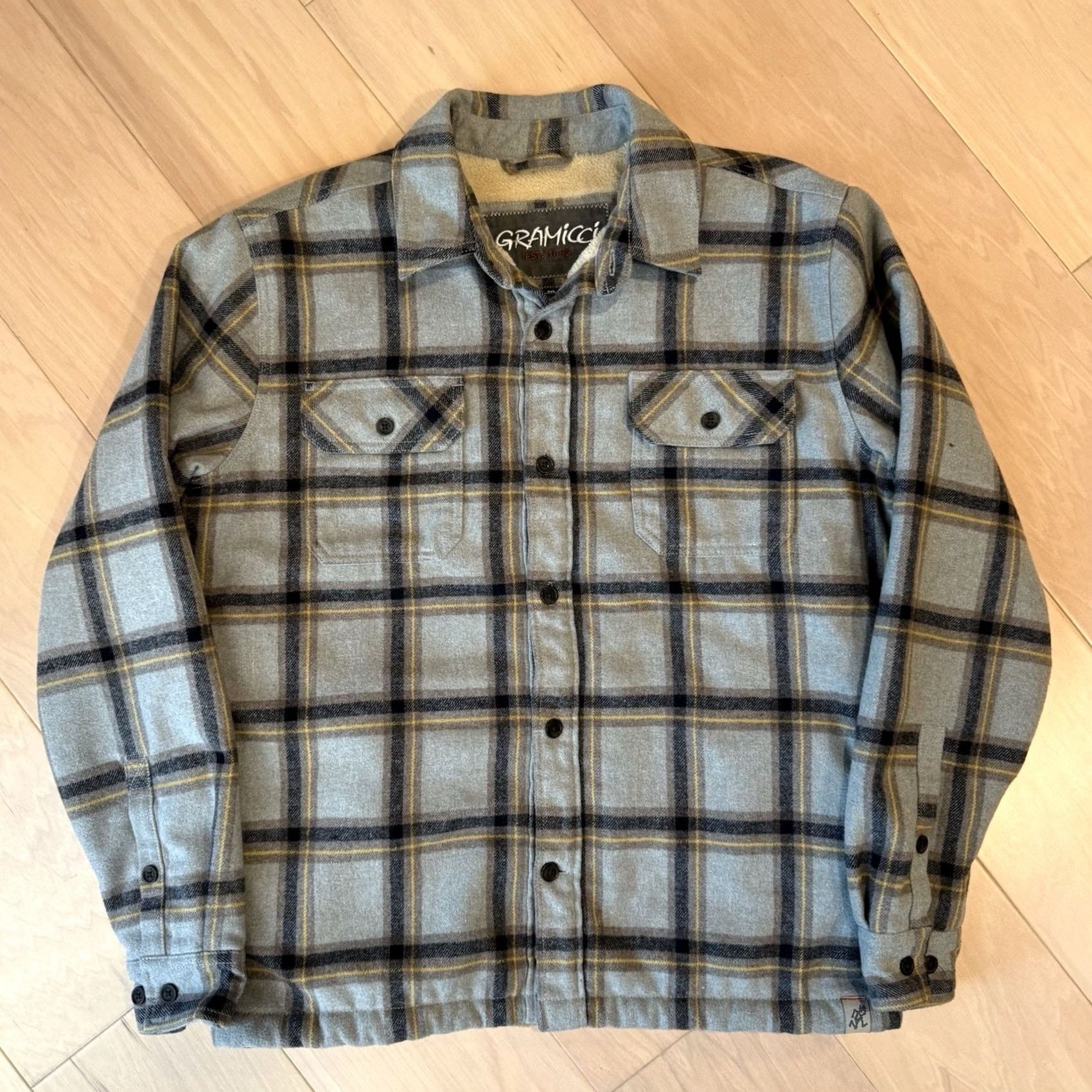 Gramicci Gramicci Shirt Jacket Medium Multicolor Lined Heavy Flannel Hiking Outerwear Mens Jacket Size US M / EU 48-50 / 2 - 2 Thumbnail