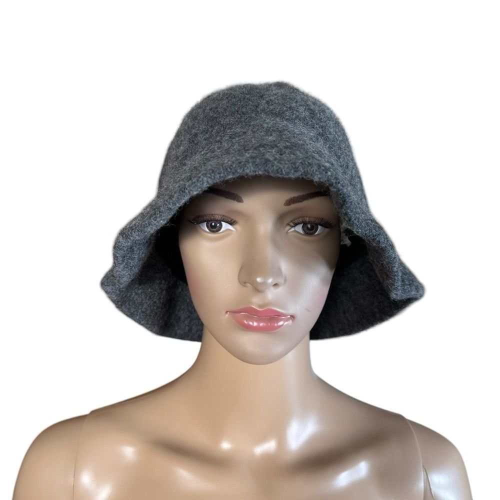Other Appleseed's Grey Wool Bucket Hat Size ONE SIZE - 1 Thumbnail