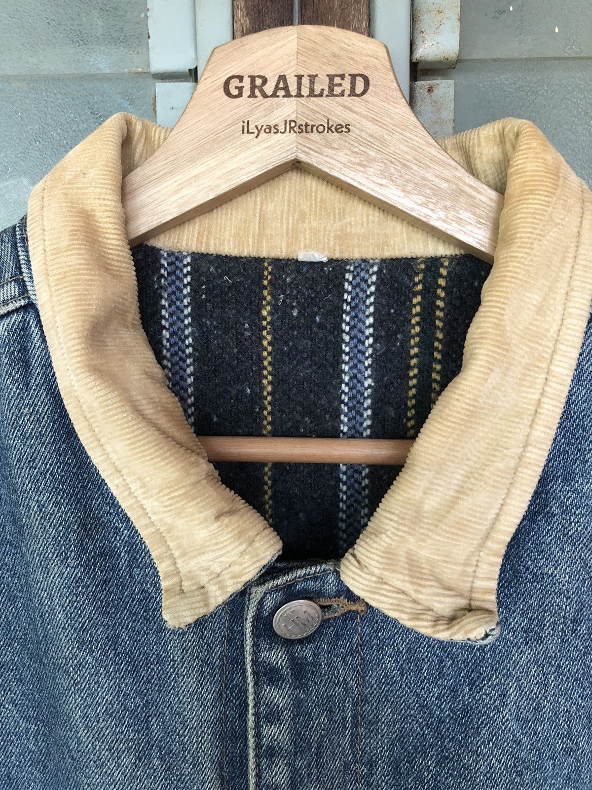 If Six Was Nine Vintage Style HR Denim Jacket Detroit Jacket Rare Size US M / EU 48-50 / 2 - 20 Thumbnail