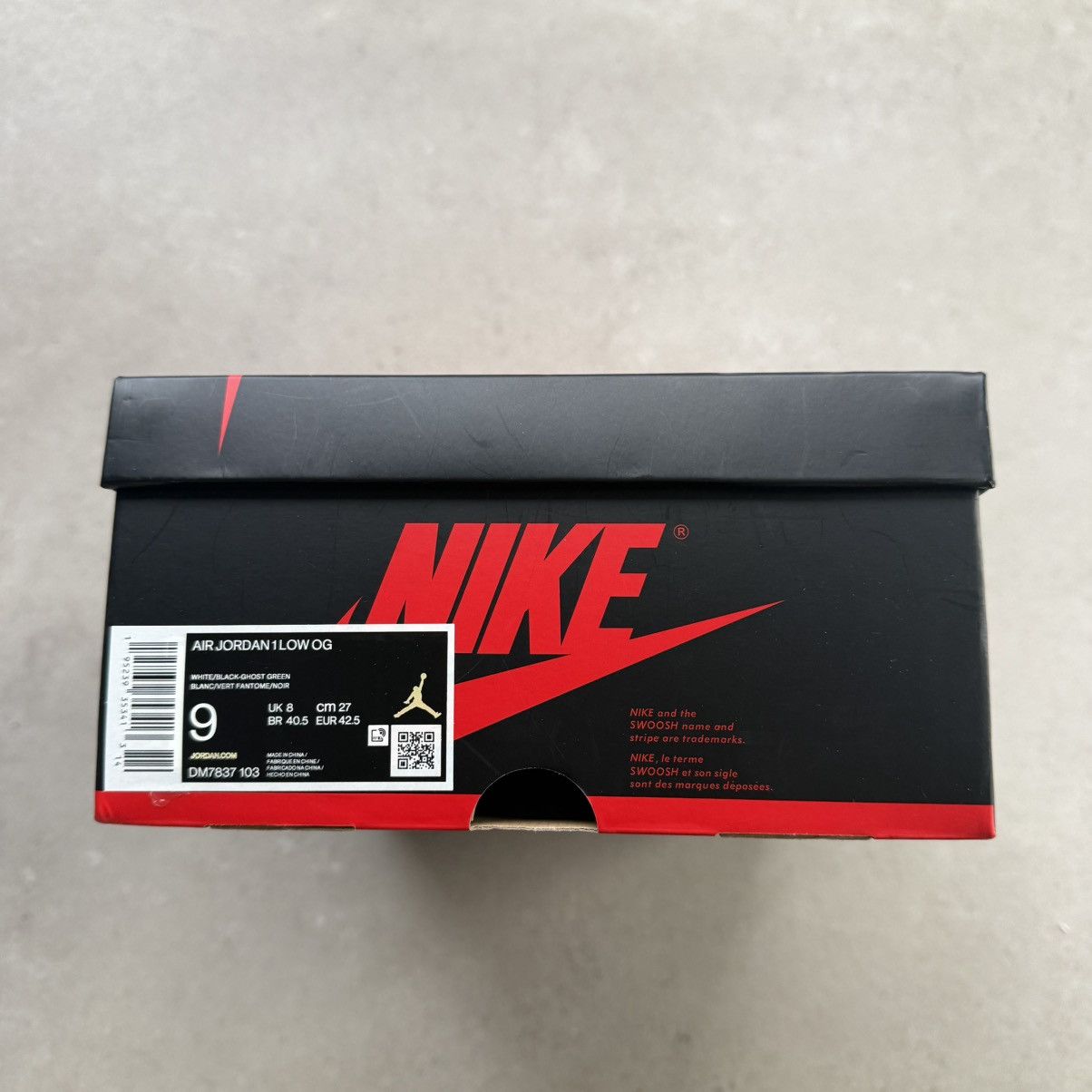 Nike Air Jordan 1 Low OG Ghost Green DM7837-103 Size US 9 / EU 42 - 8 Thumbnail