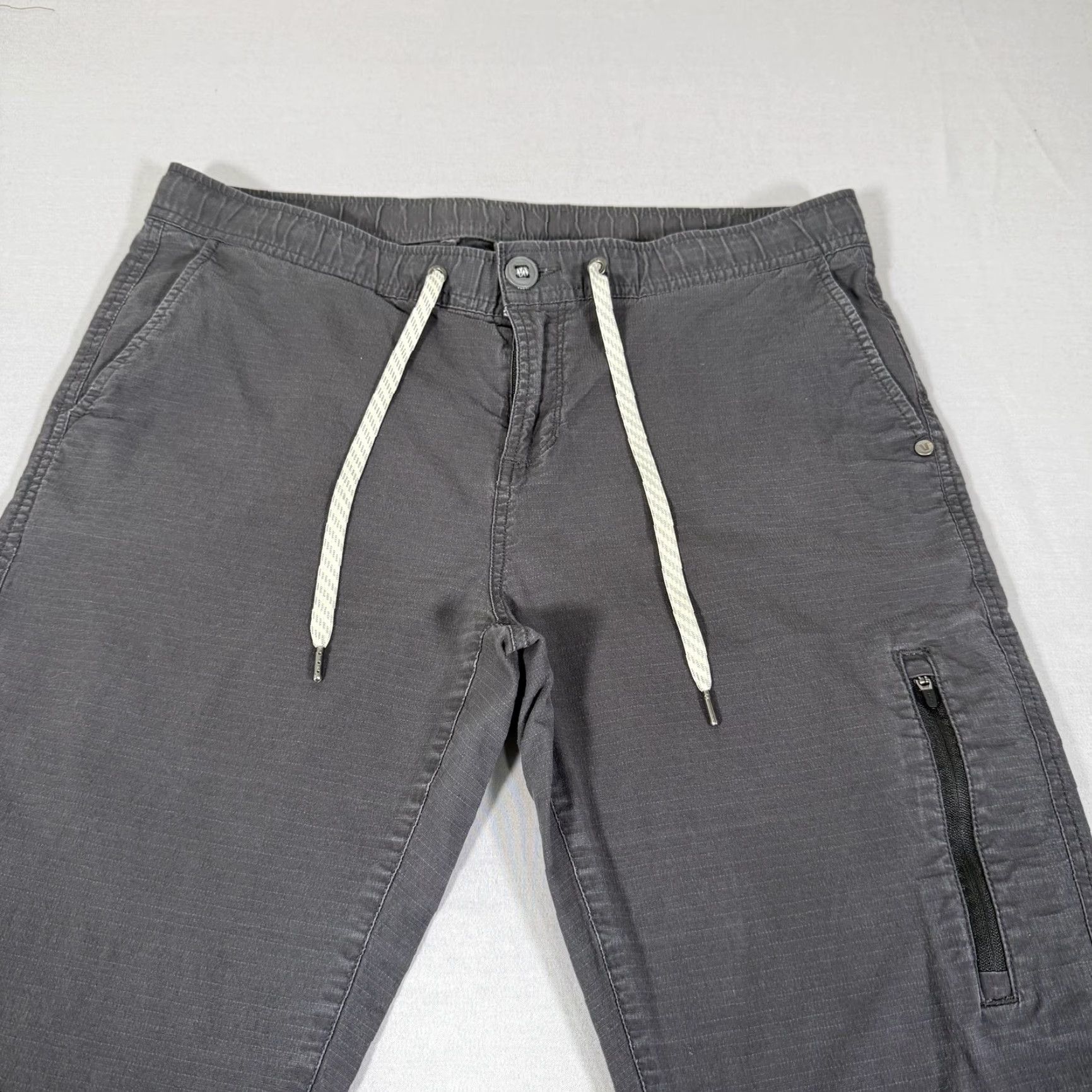 Vuori Vuori Pants Womens Large Gray Ripstip Climber Slim Fit Stretch Gym Outdoor VW401 Size 36" / US 14 / IT 50 - 2 Thumbnail