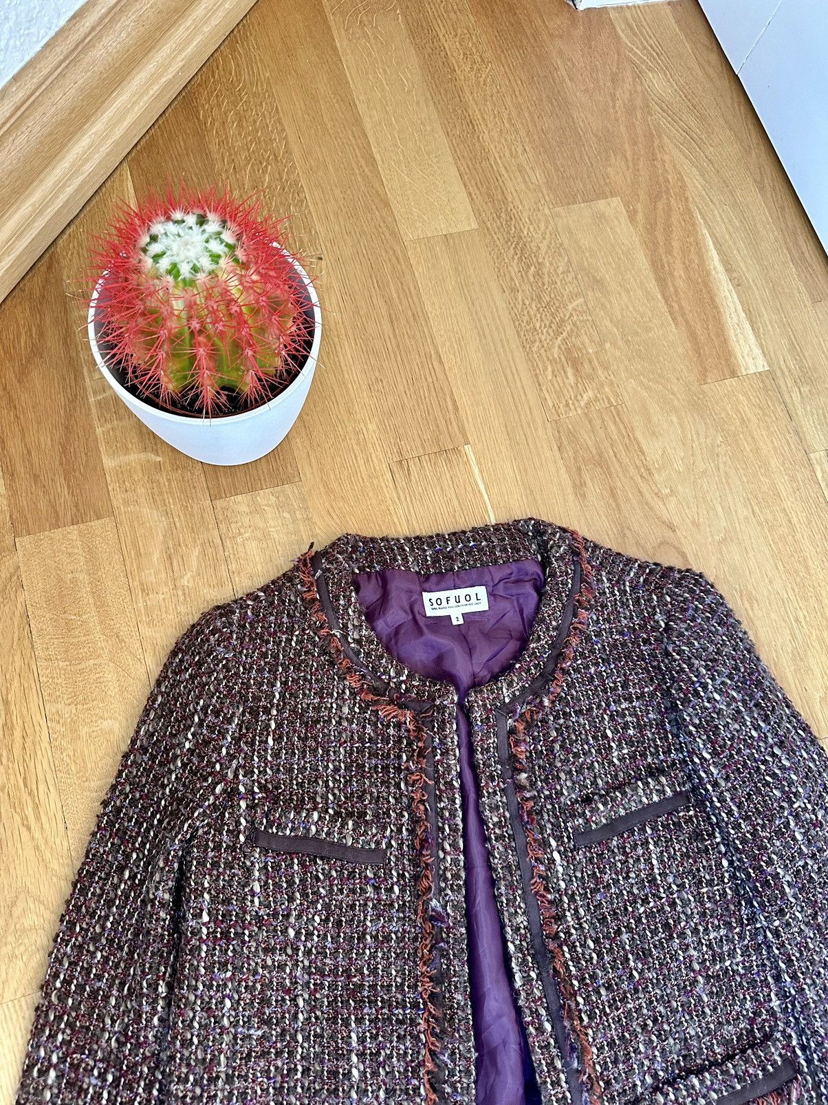 Japanese Brand Vintage Sofuol Blazer Made in Japan Size M / US 6-8 / IT 42-44 - 5 Thumbnail