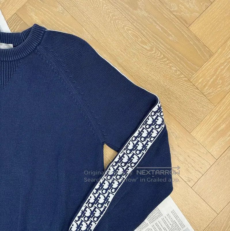 Dior Dior Navy Blue Men's Pullover Sweater . Size US S / EU 44-46 / 1 - 5 Thumbnail