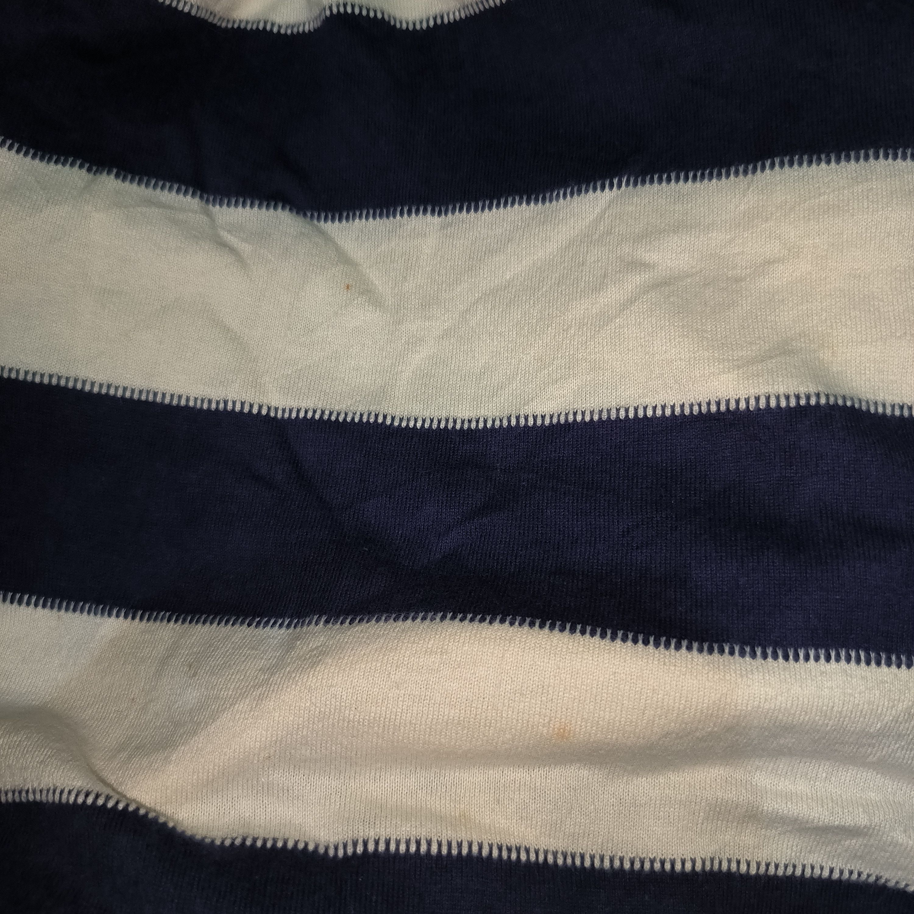 Issey Miyake × Japanese Brand Vintage Issey Miyake Stripe Polo Shirt Size US M / EU 48-50 / 2 - 4 Thumbnail
