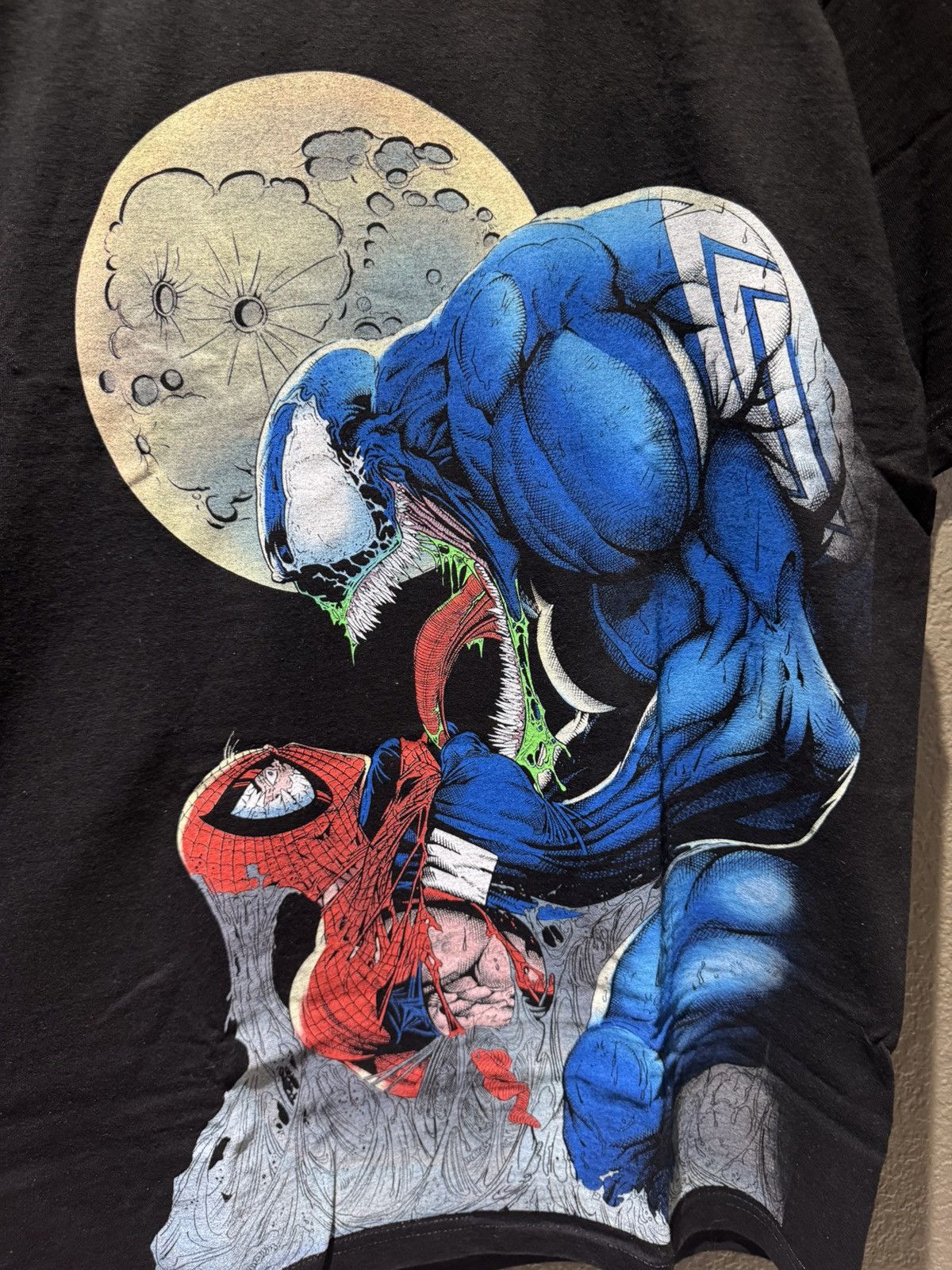 Other Vintage Comic Book Marvel Spiderman Venom Tee Black USED Size US L / EU 52-54 / 3 - 2 Thumbnail