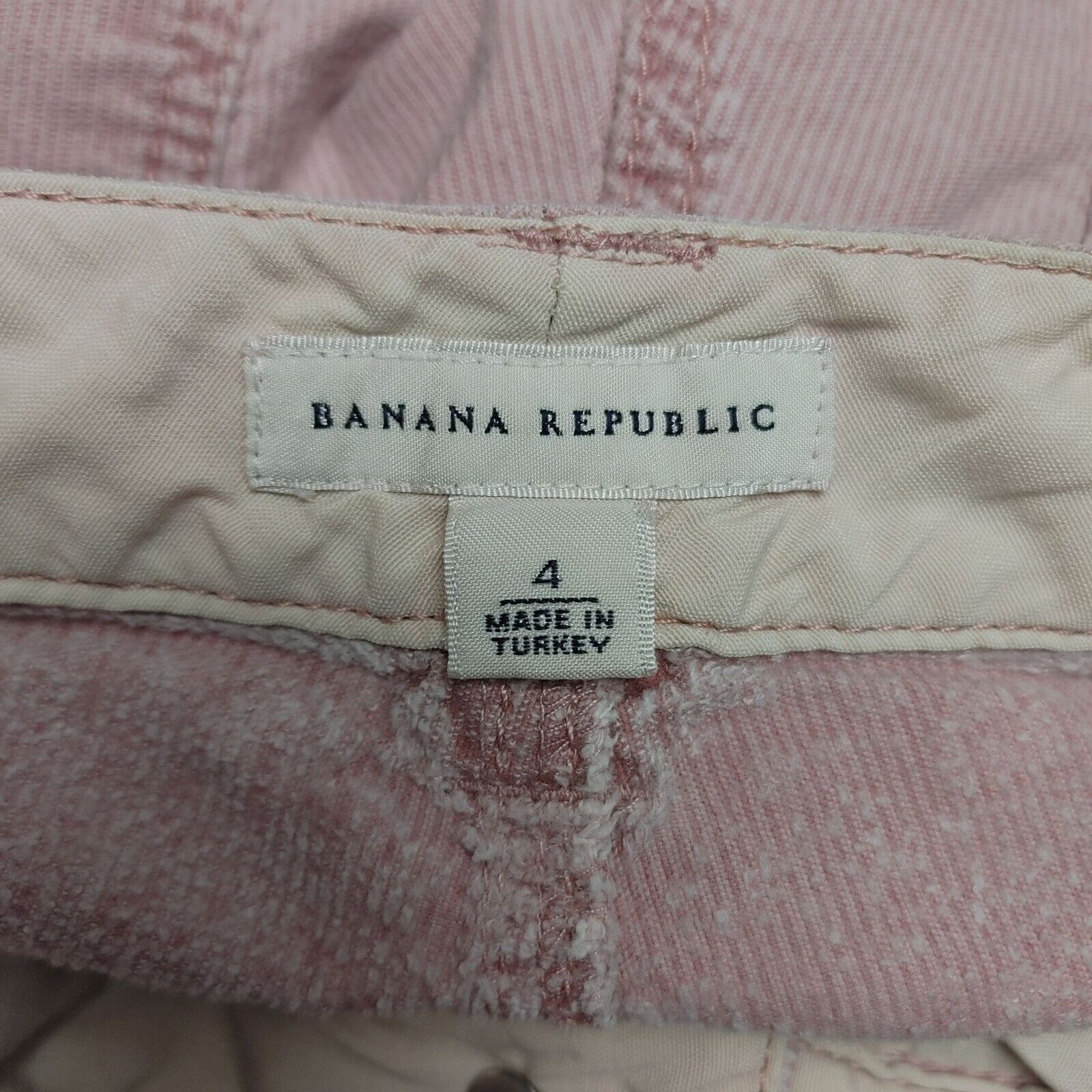Banana Republic Banana Republic Women's Light Pink Corduroy Jeans 4 Size 27" / US 4 / IT 40 - 3 Thumbnail