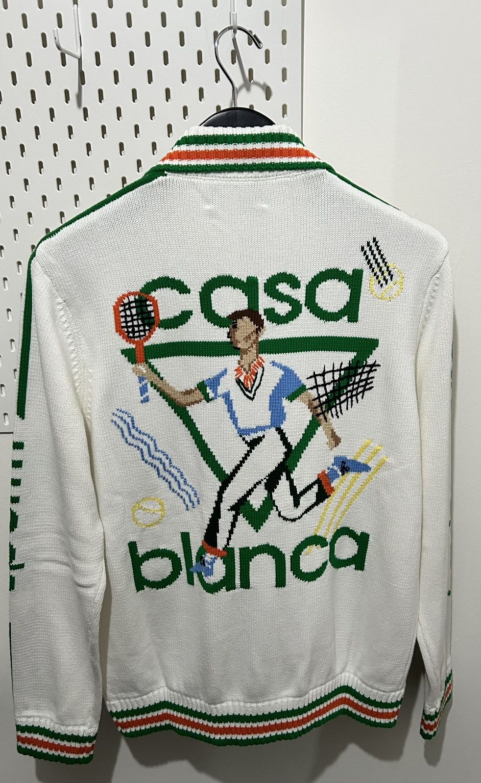Casablanca Casablanca KNIT LE JEU INTARSIA KNIT JACKET Medium Size US M / EU 48-50 / 2 - 8 Thumbnail