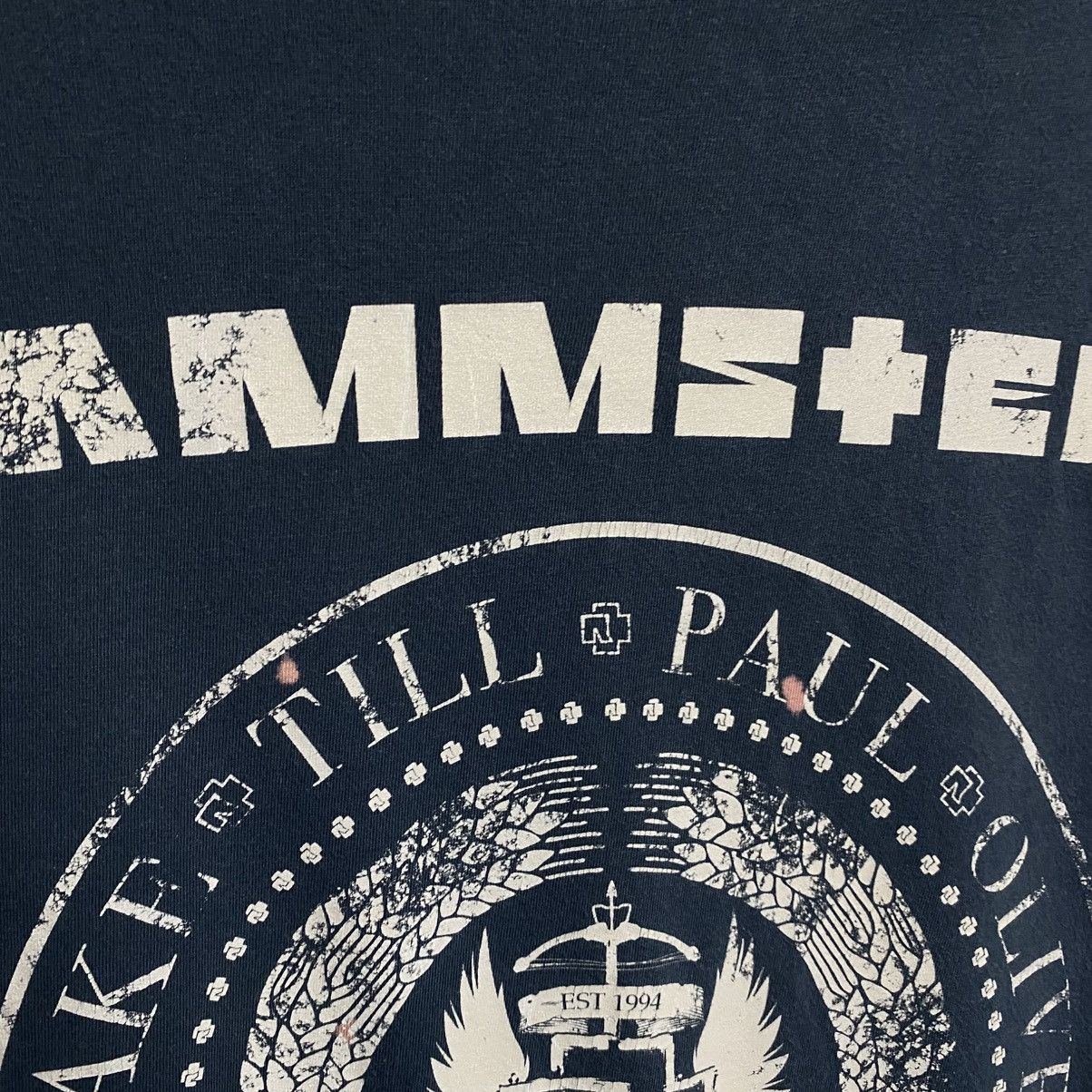 Band Tees Vintage Rammstein Big Logo rock band 00’s rare tee size S Size US S / EU 44-46 / 1 - 3 Thumbnail