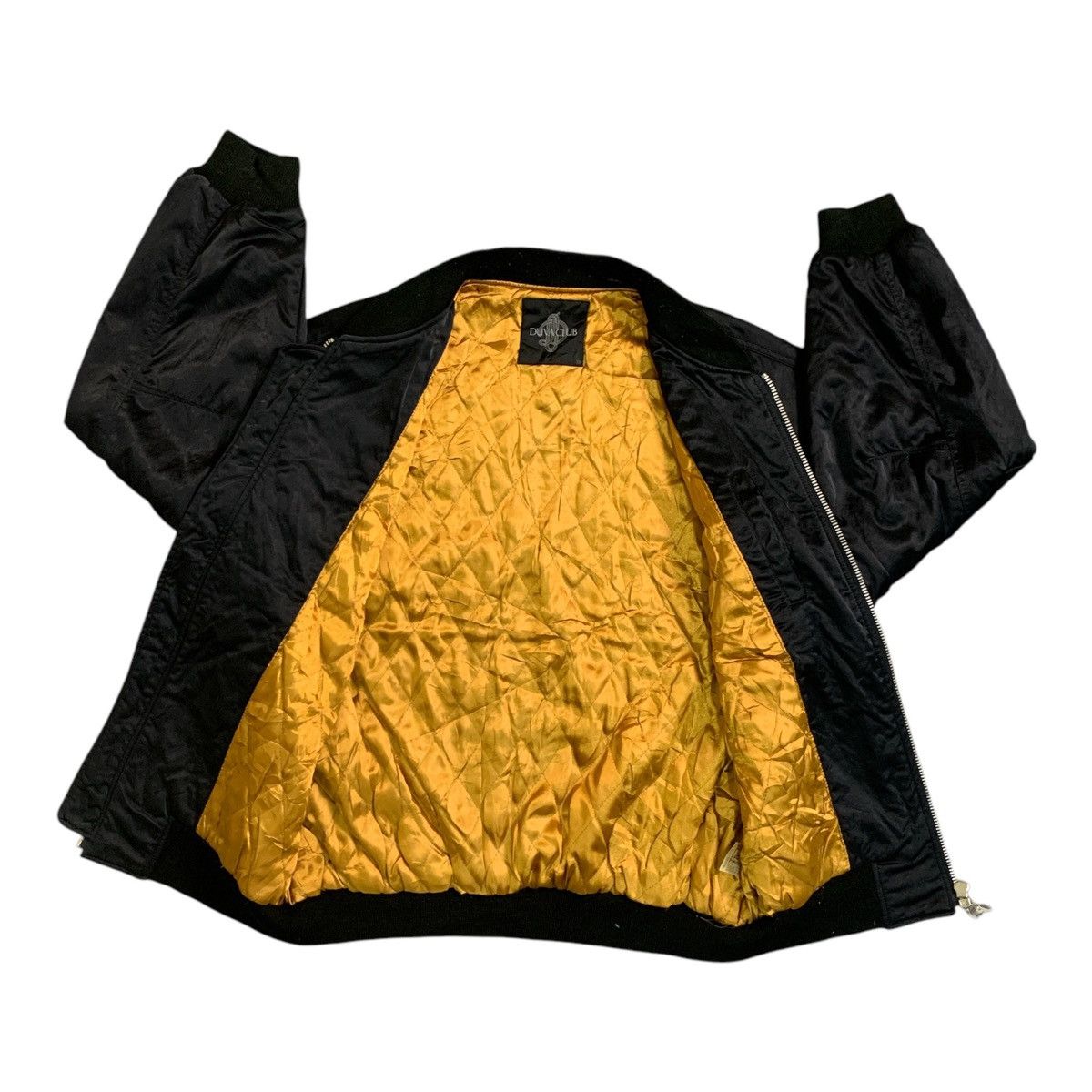 Japanese Brand Rare Design Vintage Duva Club Bomber Jackets Size US XL / EU 56 / 4 - 3 Thumbnail