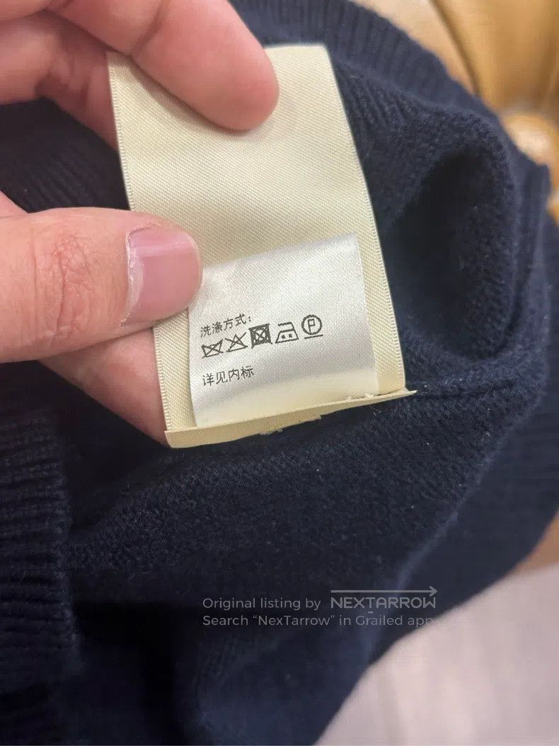 Hermes Hermes Women's Cashmere Round Neck Short Sleeve Sweater Size XS / US 0-2 / IT 36-38 - 6 Thumbnail