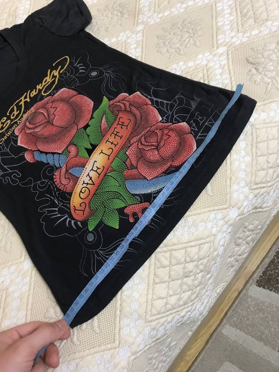 Christian Audigier × Ed Hardy × Vintage 🔥 Vintage Y2K Ed hardy Christian Audigier T Shirt Tank Top Size M / US 6-8 / IT 42-44 - 11 Thumbnail