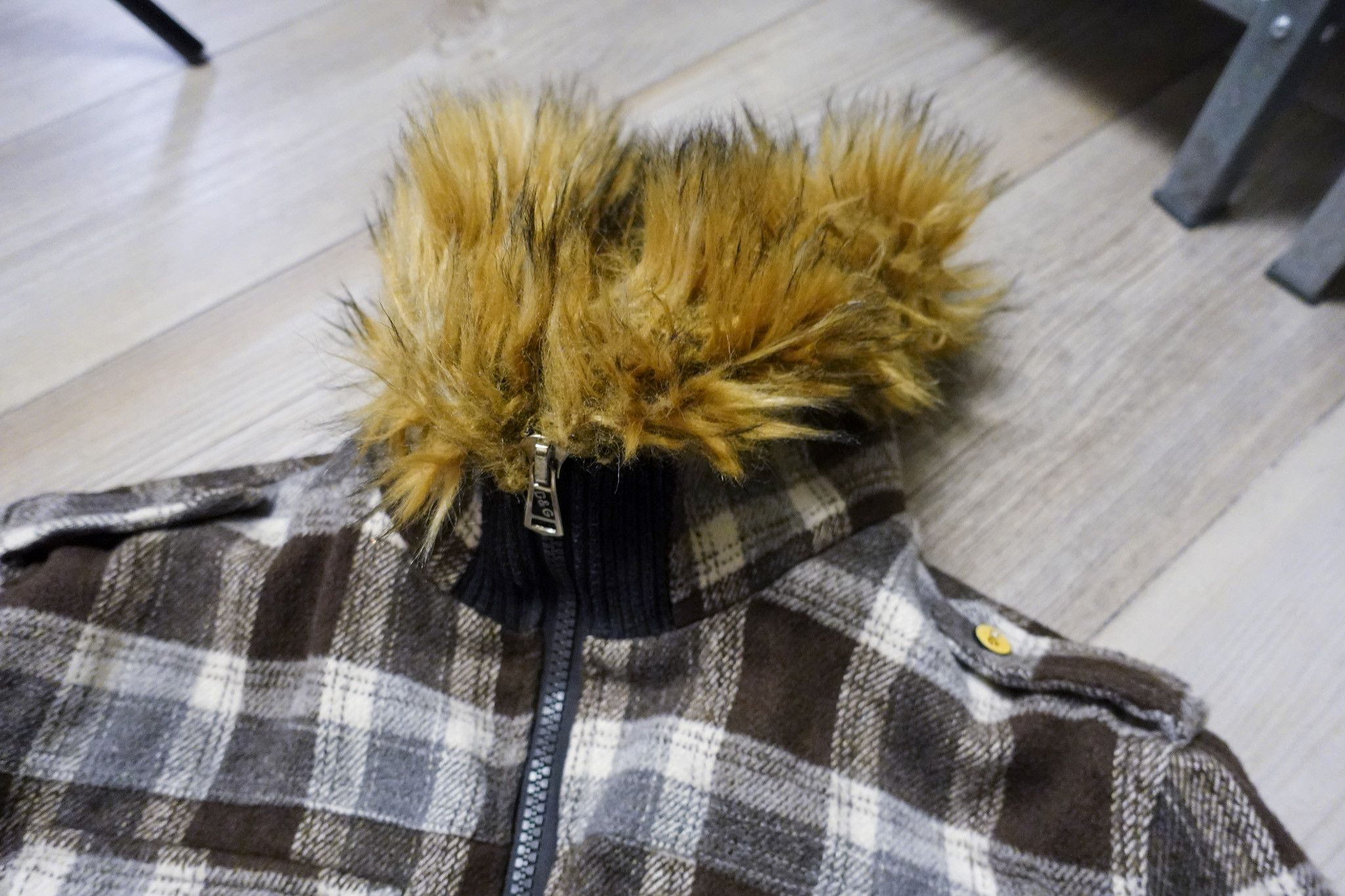 Hysteric Glamour Y2K 2010s Style Jacket Fur Checkered Size US XL / EU 56 / 4 - 4 Thumbnail