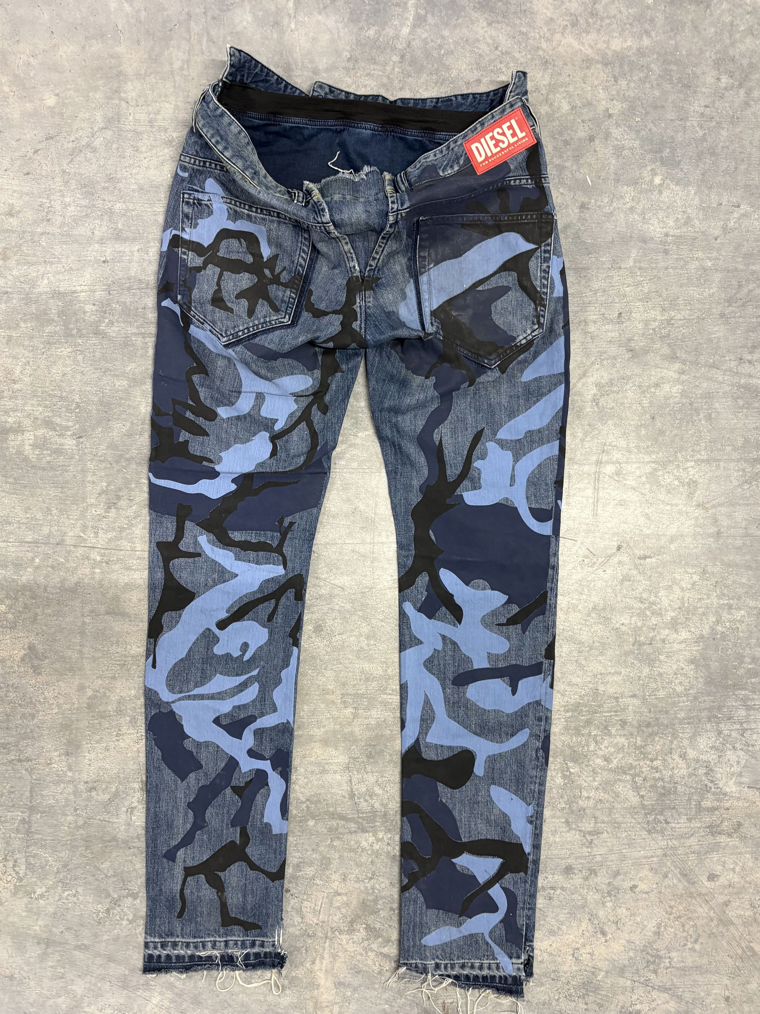 Hood By Air Shayne Oliver for Diesel Camo printed denim Size US 32 / EU 48 - 1 Thumbnail