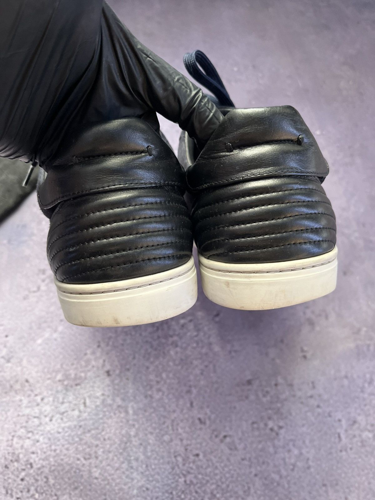 Dolce & Gabbana Low-Top Sneaker Navy Blue Suede Size US 8.5 / EU 41-42 - 4 Thumbnail