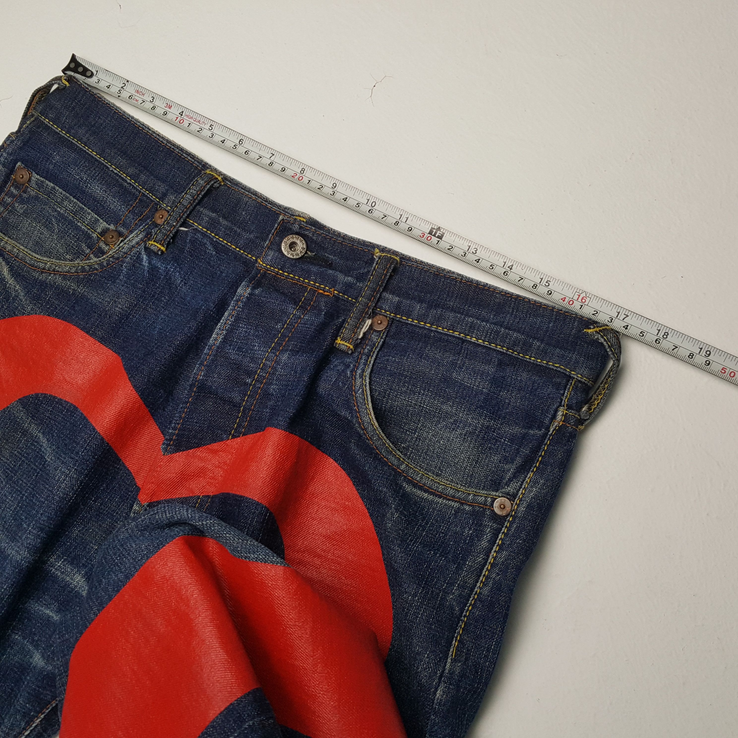 Japanese Brand × Vintage EVISU Japanese Brand Streetwear Custom Daicock Jeans Size US 34 / EU 50 - 7 Thumbnail