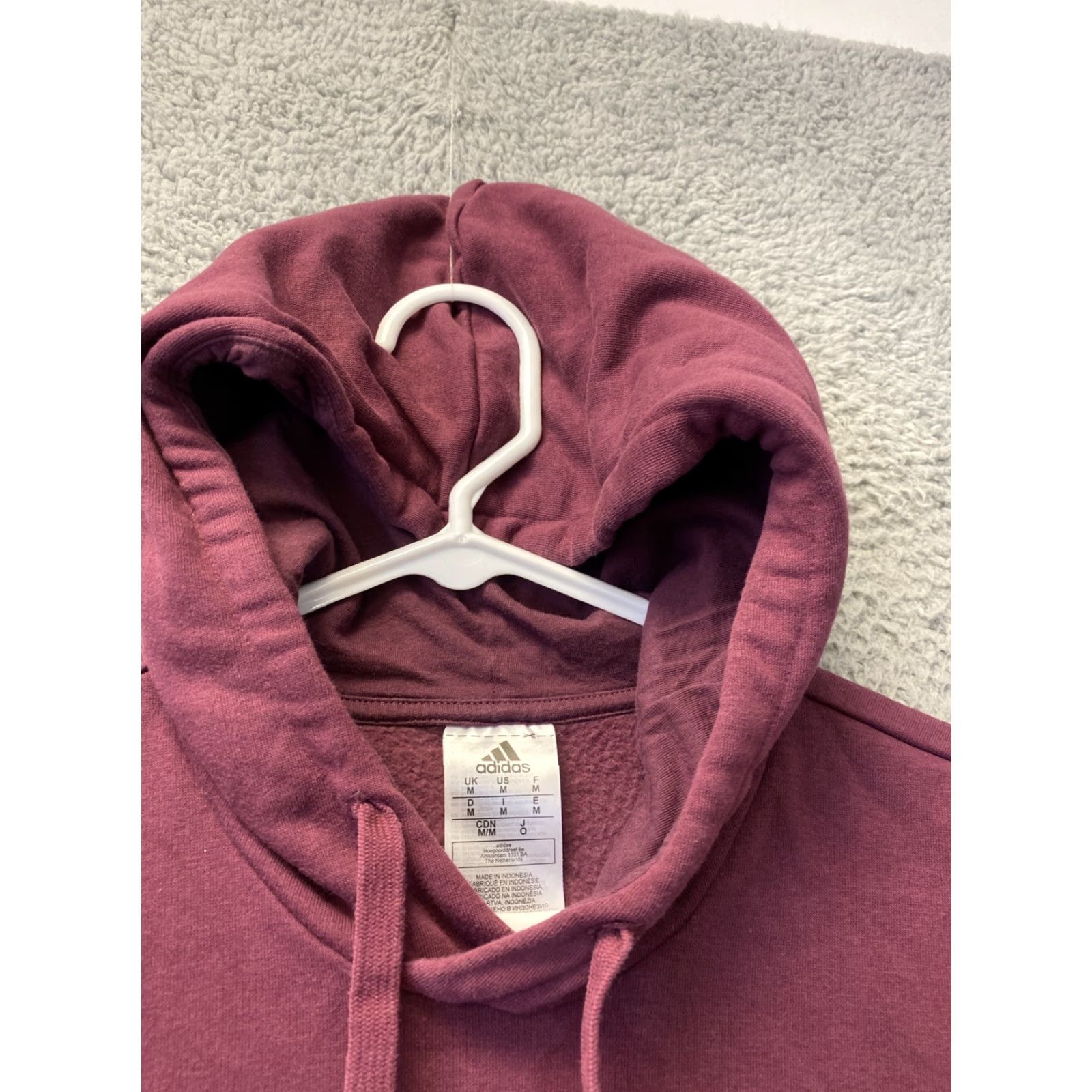 Adidas Adidas Hoodie Mens M Red White Hooded Sweatshirt Casual Outdoor Adult 98-34 Sports Basketball Gym & Training Mens/Hoodie Size US M / EU 48-50 / 2 - 3 Thumbnail