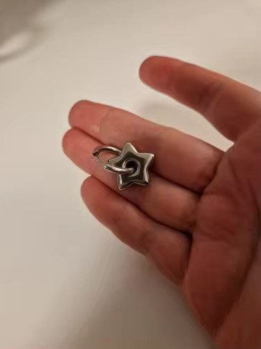 Jewelry × Vintage Retro punk y2k star hoop earring Size ONE SIZE - 3 Thumbnail