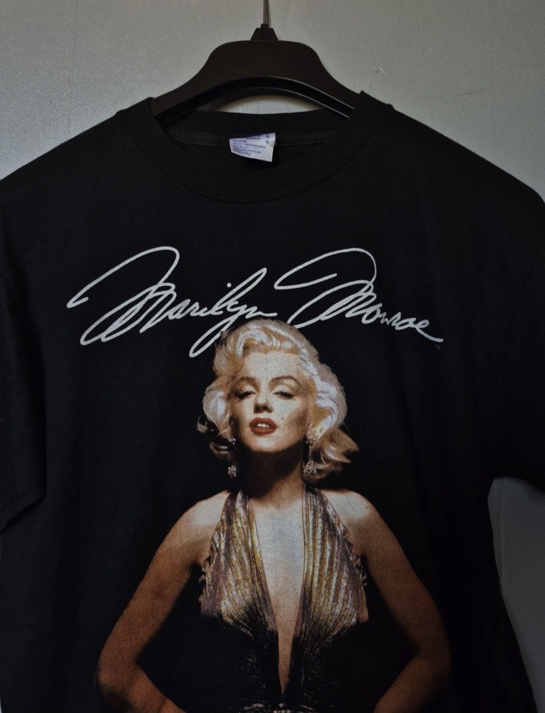 Other Vintage 90S Marilyn Monroe USA Single Stetch T Shirt Gold L Size US L / EU 52-54 / 3 - 2 Thumbnail