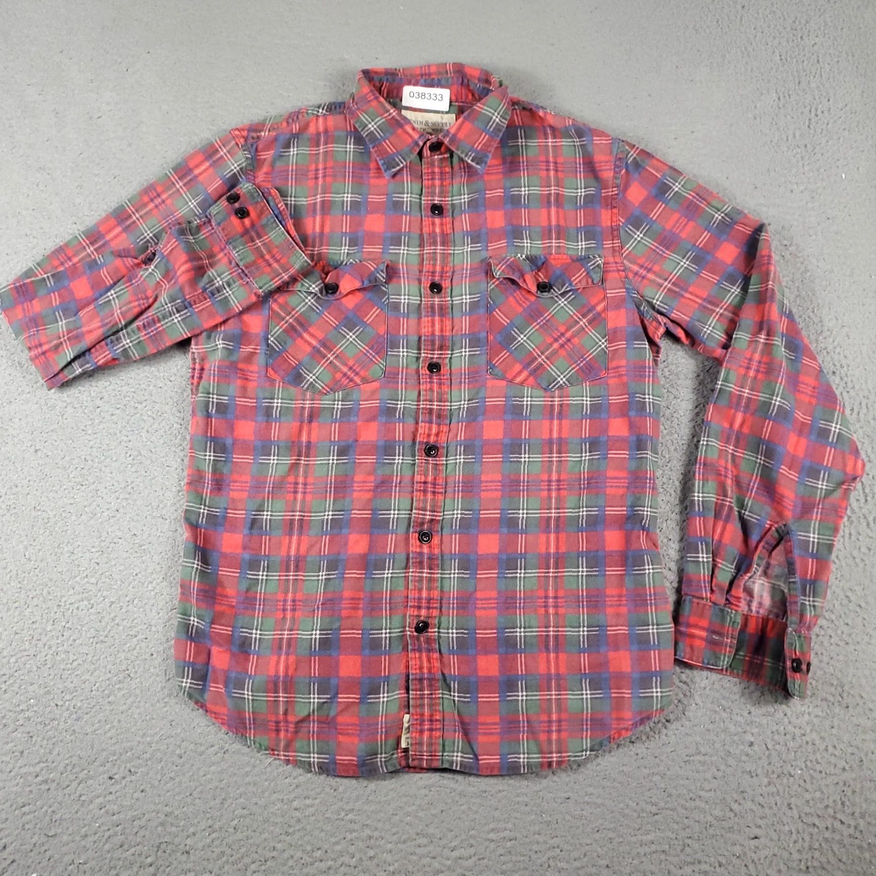 Ralph Lauren Denim & Supply Ralph Lauren Button-Up Shirt Mens Medium Red Plaid Long Sleeve Casual Workwear Size US M / EU 48-50 / 2 - 2 Thumbnail