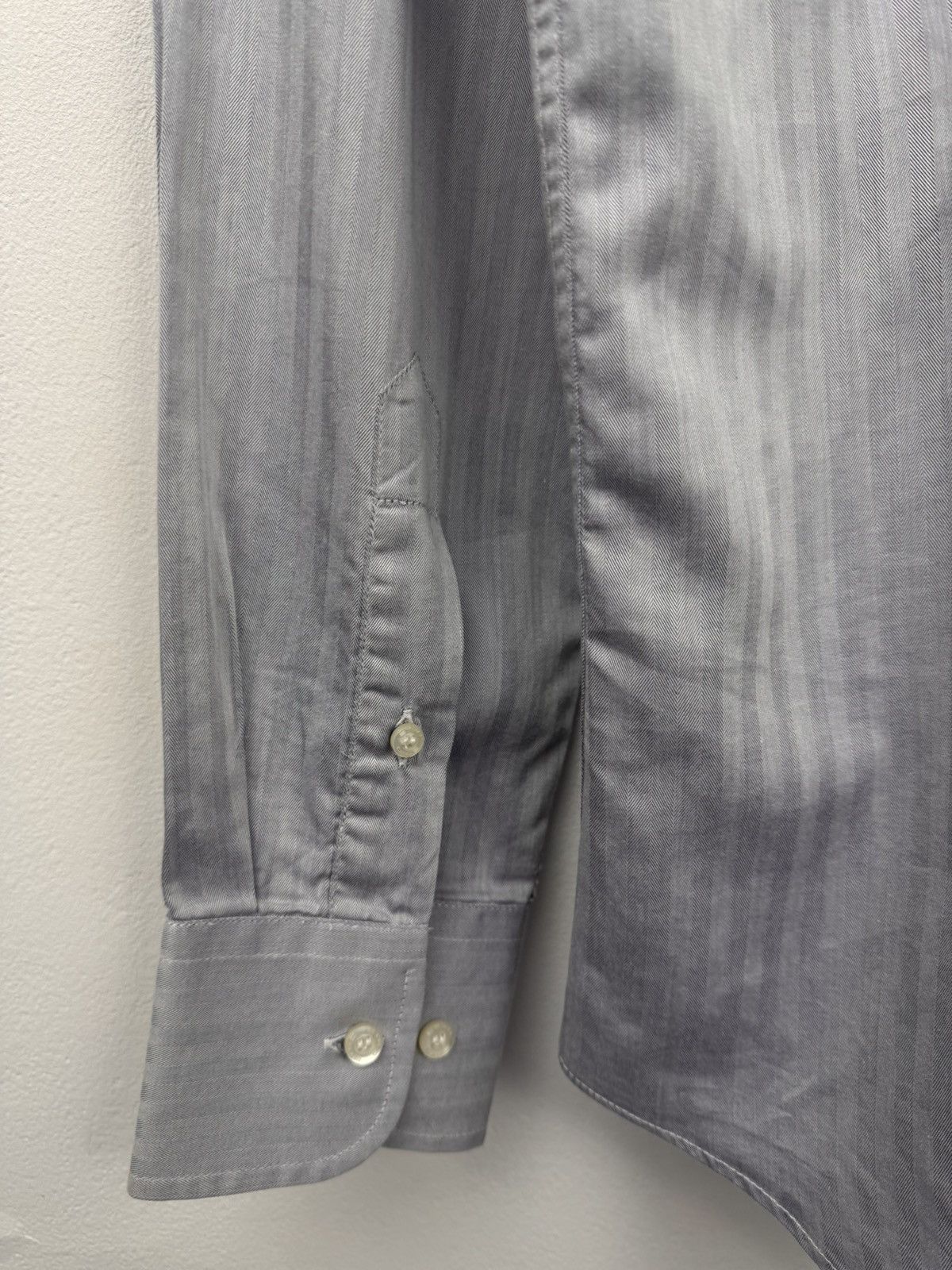 Etro Etro Men Cotton Shirt Grey Size M Size US M / EU 48-50 / 2 - 7 Thumbnail