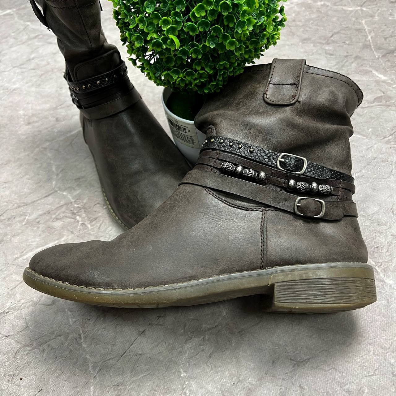 Japanese Brand Vintage AS.98 AirStep Style Acnle Leaher Biker EUR 37 Size US 5 / EU 37 - 6 Thumbnail