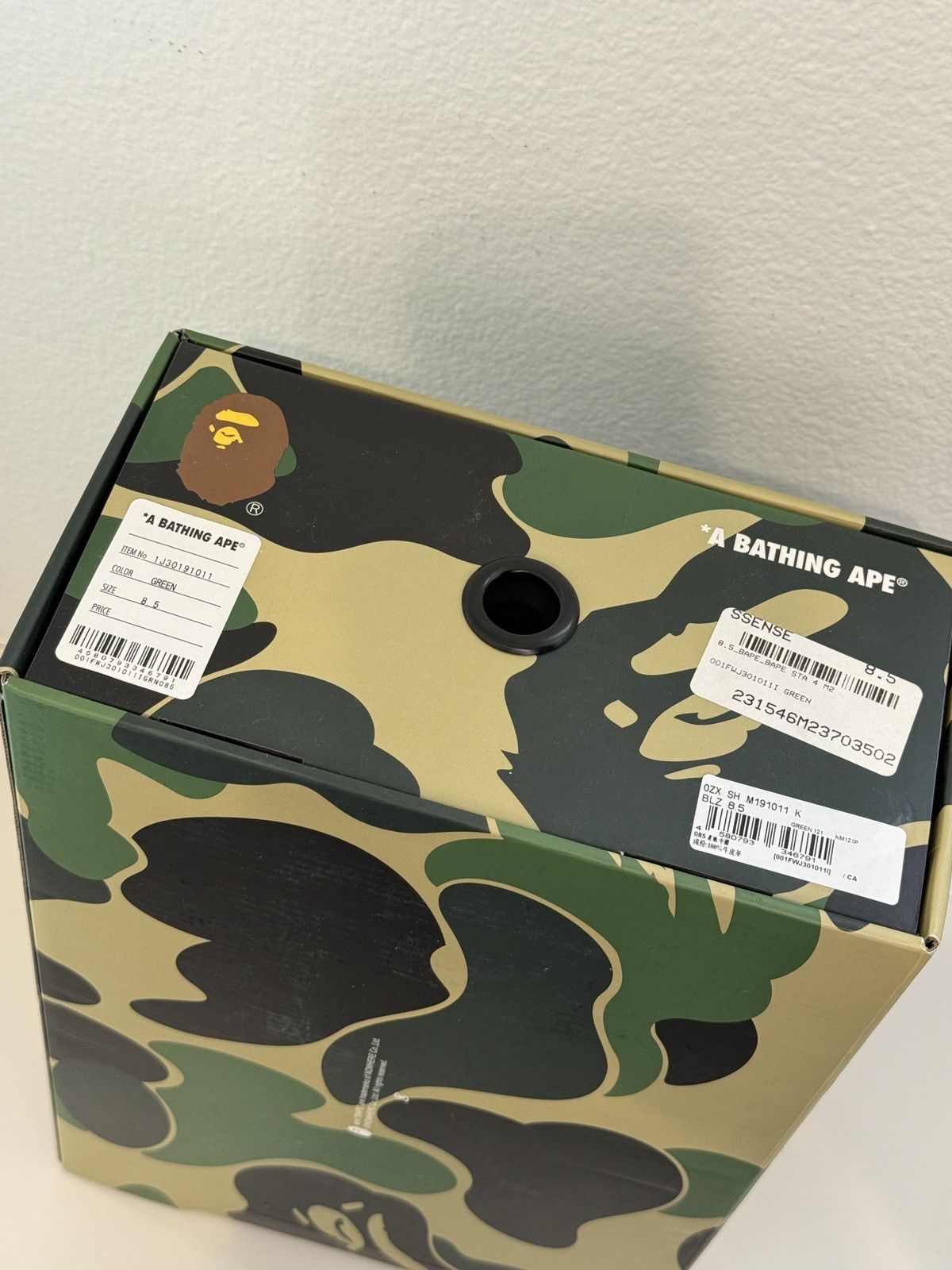 Bape A Bathing Ape Bape Sta #4 Pastel Pink Blue Brown Size US 8.5 / EU 41-42 - 8 Thumbnail
