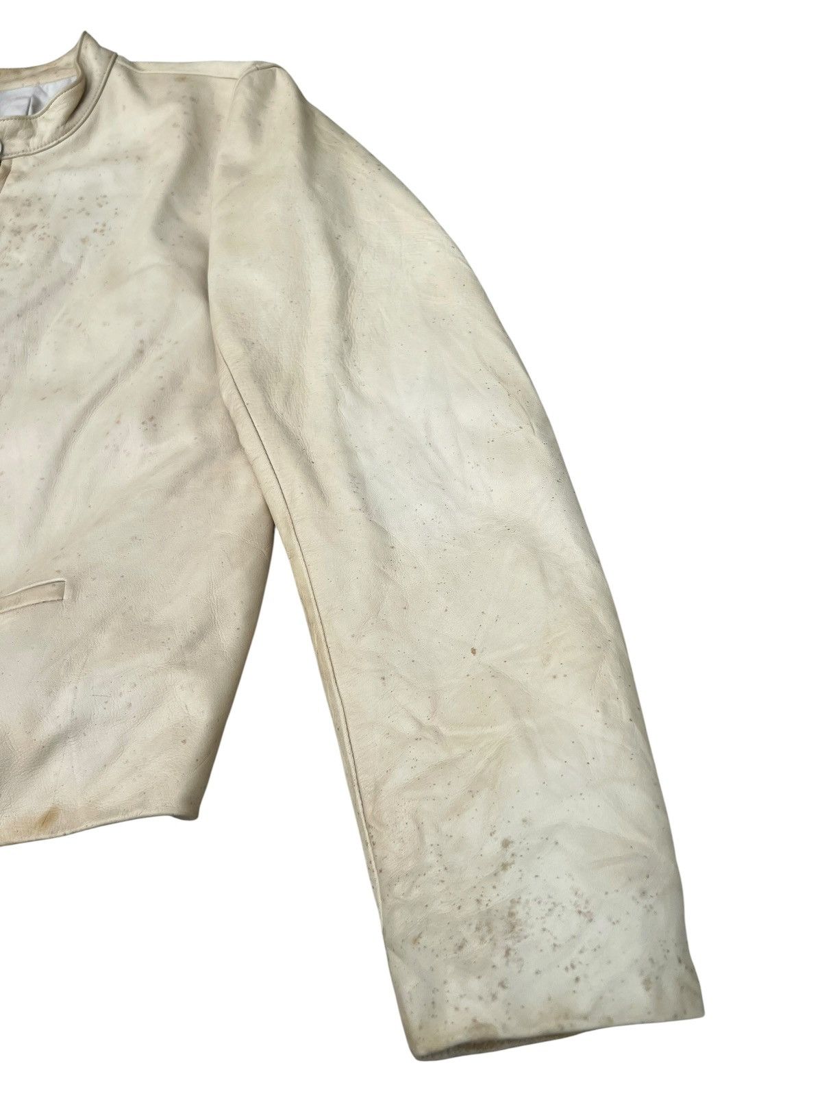 Leather VTG Max Fritz Japan Dirty Patina Cow Leather Racer Jacket Size US M / EU 48-50 / 2 - 11 Thumbnail