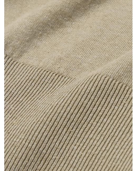 Loro Piana o1w1db10125 FAO1002 Wabi Polo Shirt in Beige Size US L / EU 52-54 / 3 - 5 Thumbnail