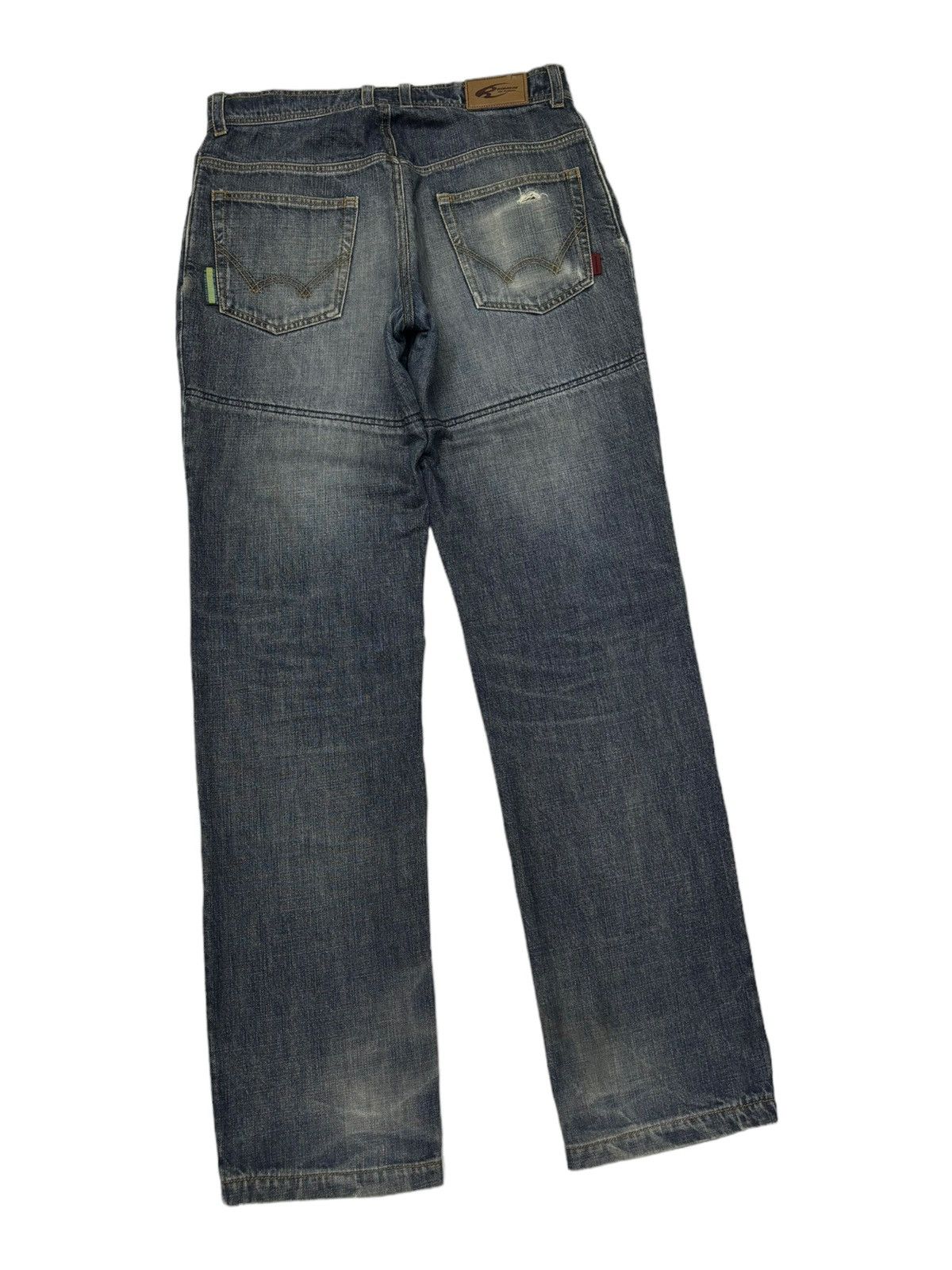 Kadoya ❤️‍🔥VINTAGE KOMINE TOKYO MOTORCYCLE DENIM JEANS Size US 30 / EU 46 - 4 Thumbnail