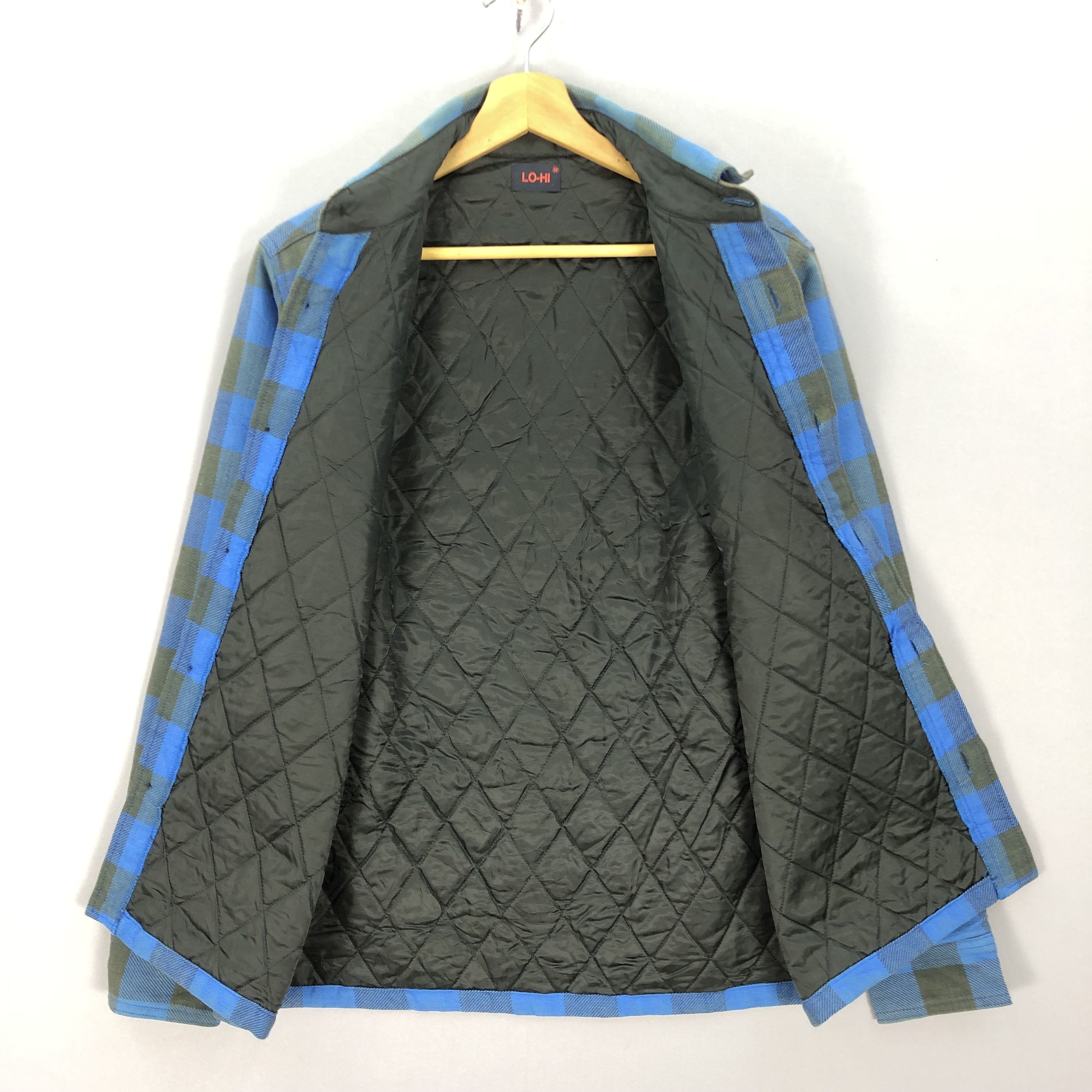 Japanese Brand × Vintage Vintage Lo Hi Japanese Checkered Quilted Tartan Jackets Size US M / EU 48-50 / 2 - 3 Thumbnail