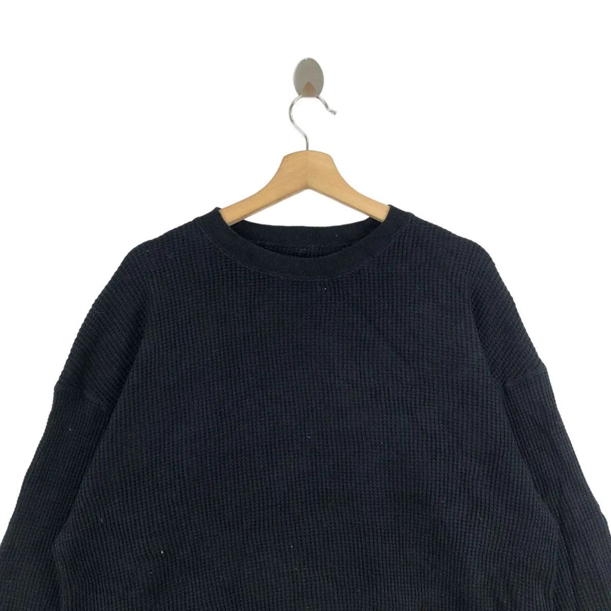 Sanca Vtg SANCA Made In JAPAN Pure Nature Indigo Knitwear Sweater Size XL / US 12-14 / IT 48-50 - 3 Thumbnail