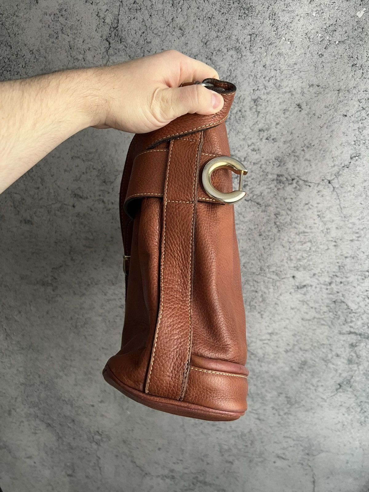 Vintage Francesco Biasia leather handbag Vintage Francesco Biasia Cross Body Genuine Leather Bag  main image 3