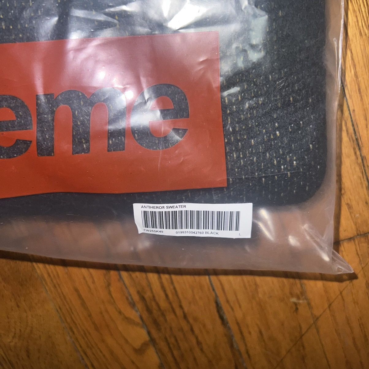 Supreme Supreme Antihero Sweater Black Size: Large Size US L / EU 52-54 / 3 - 4 Thumbnail