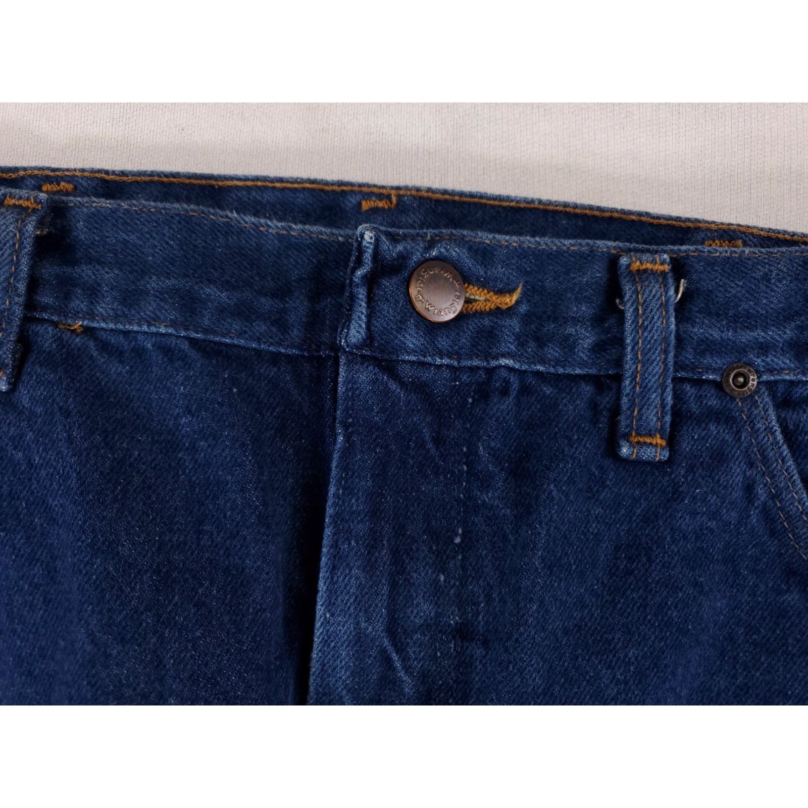 Wrangler VINTAGE Wrangler Jeans 85223PW Bootcut Blue Men 32x33.5 Inseam 33.5 Jeans Mens 70s 80s Style Size US 32 / EU 48 - 2 Thumbnail