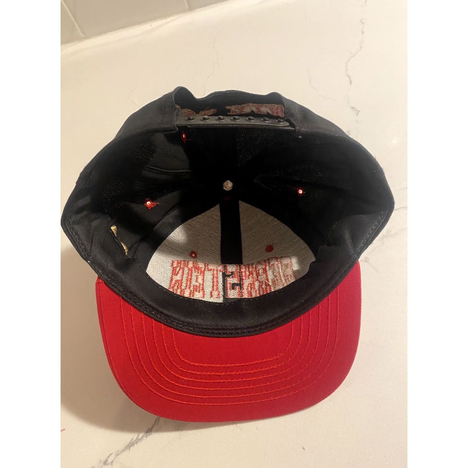 Vintage VINTAGE Bernstein King Of Speed Mac Tools Snapback Hat Cap Made In USA Men Adjustable Black USA Snapback Mens Size ONE SIZE - 5 Thumbnail